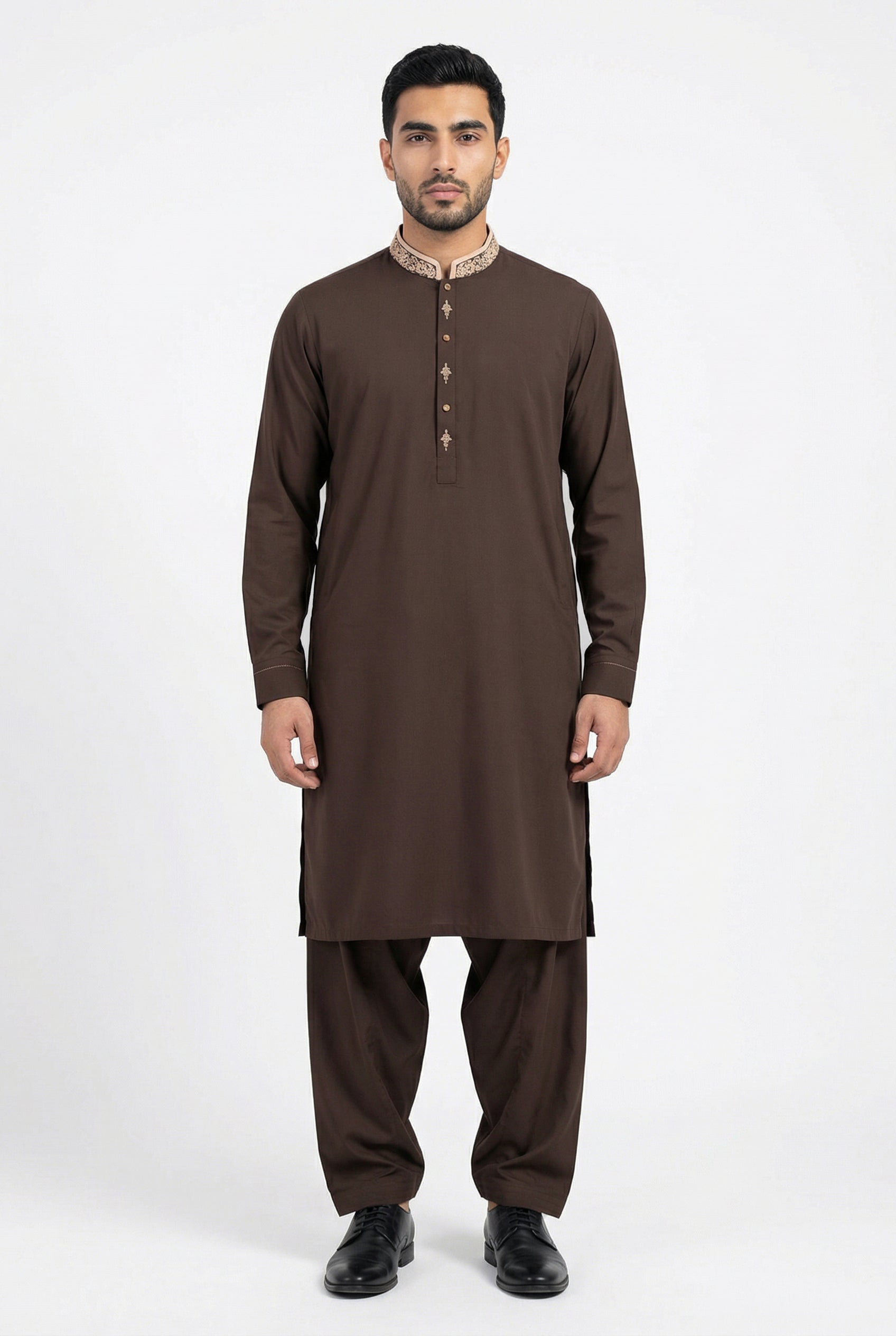Shalwar Kameez Chocolate 304-2