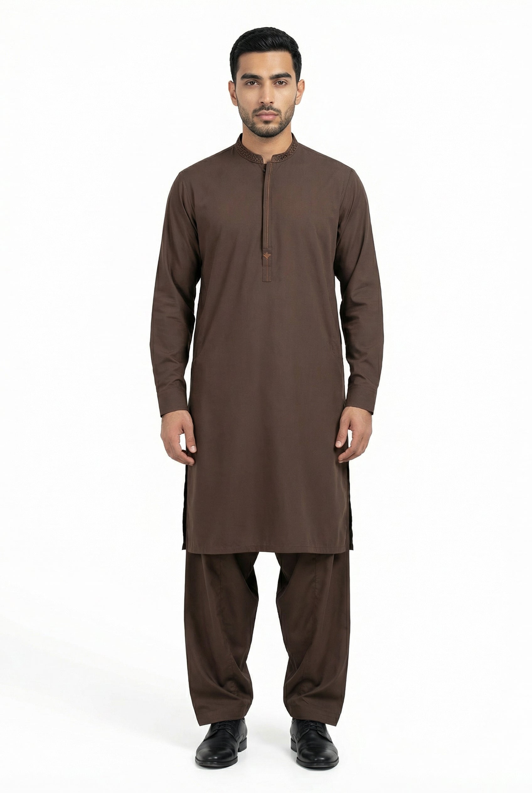 Shalwar Kameez Brown 305-1