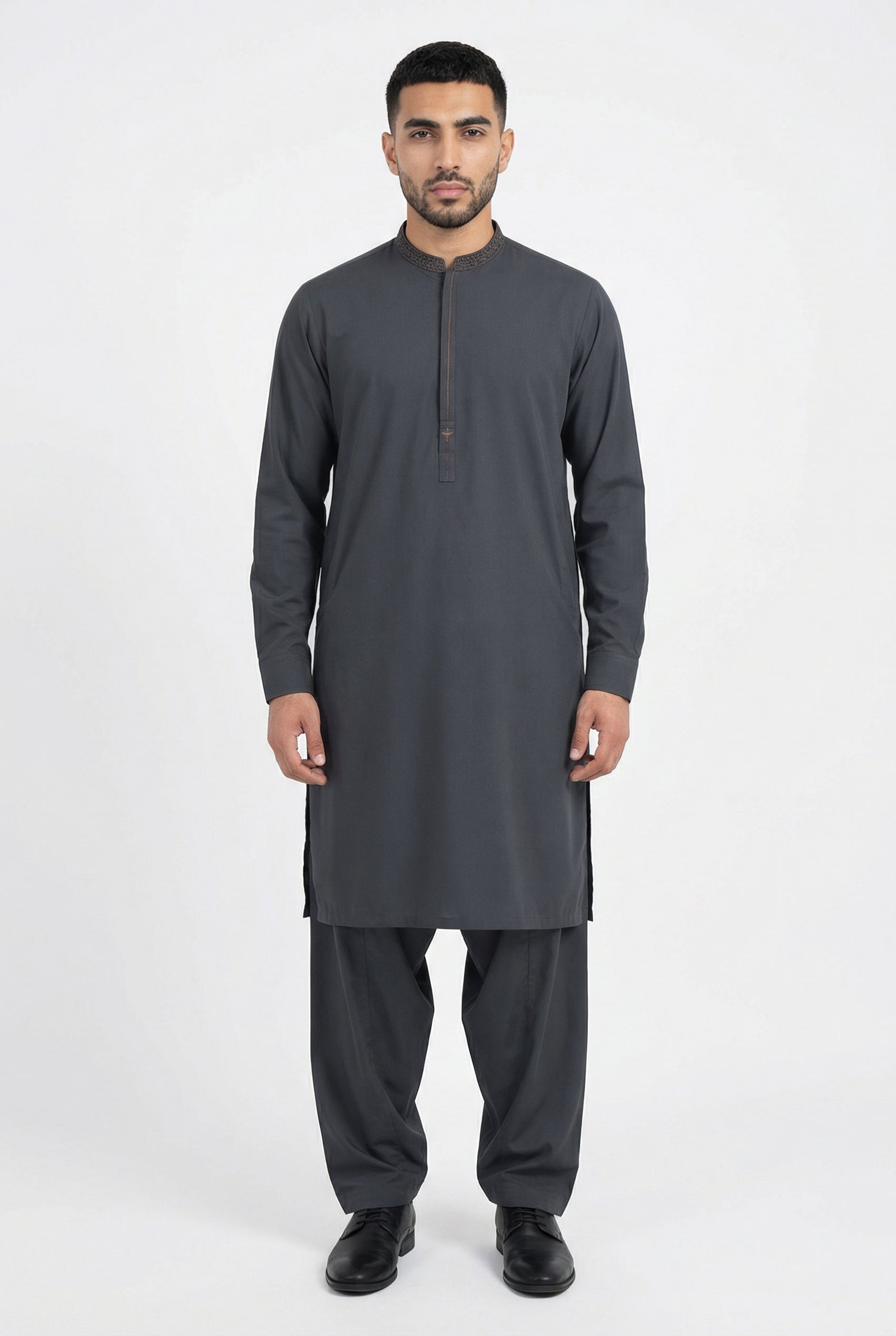 Shalwar Kameez Dark Grey 305-3