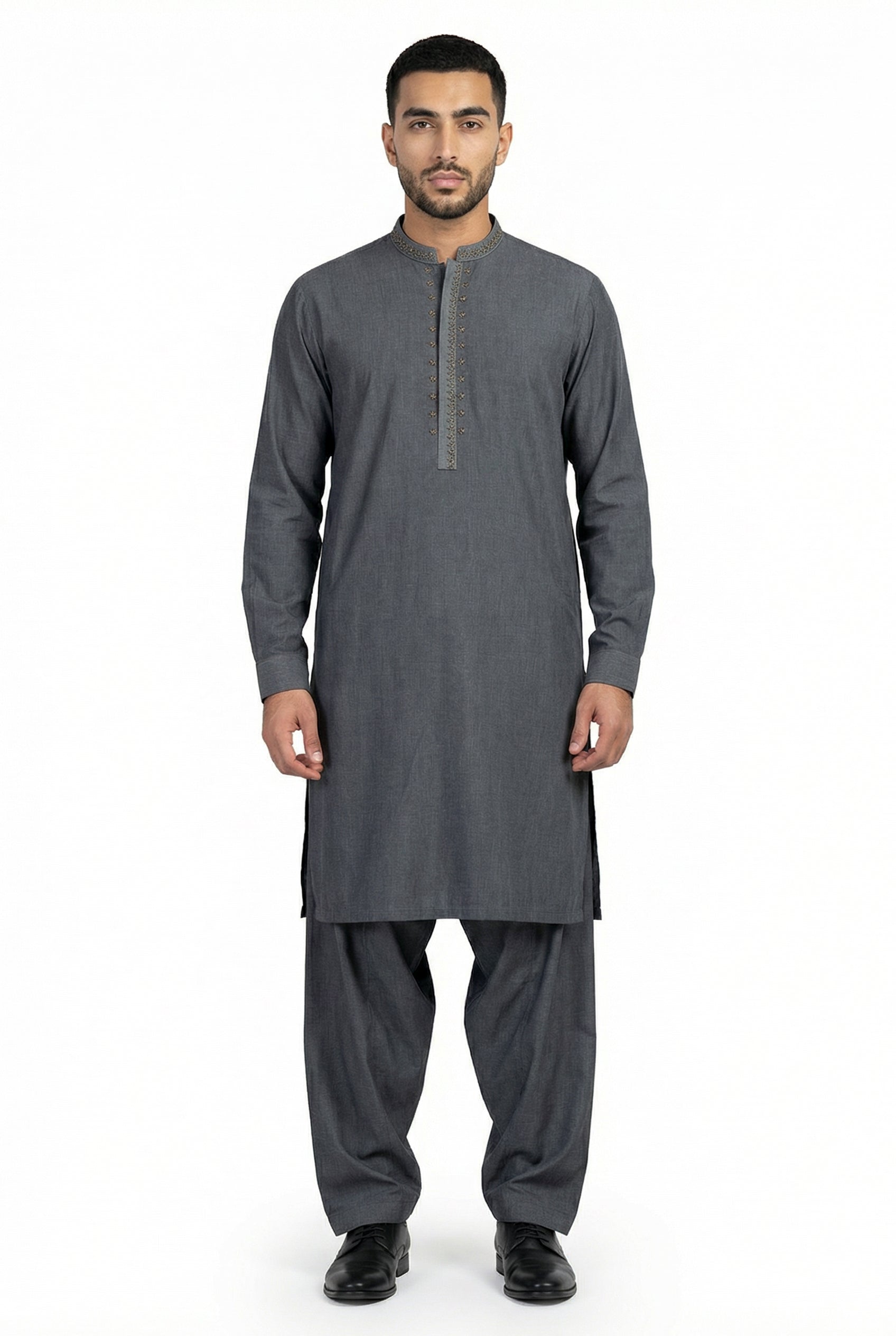 Shalwar Kameez Grey 307-2