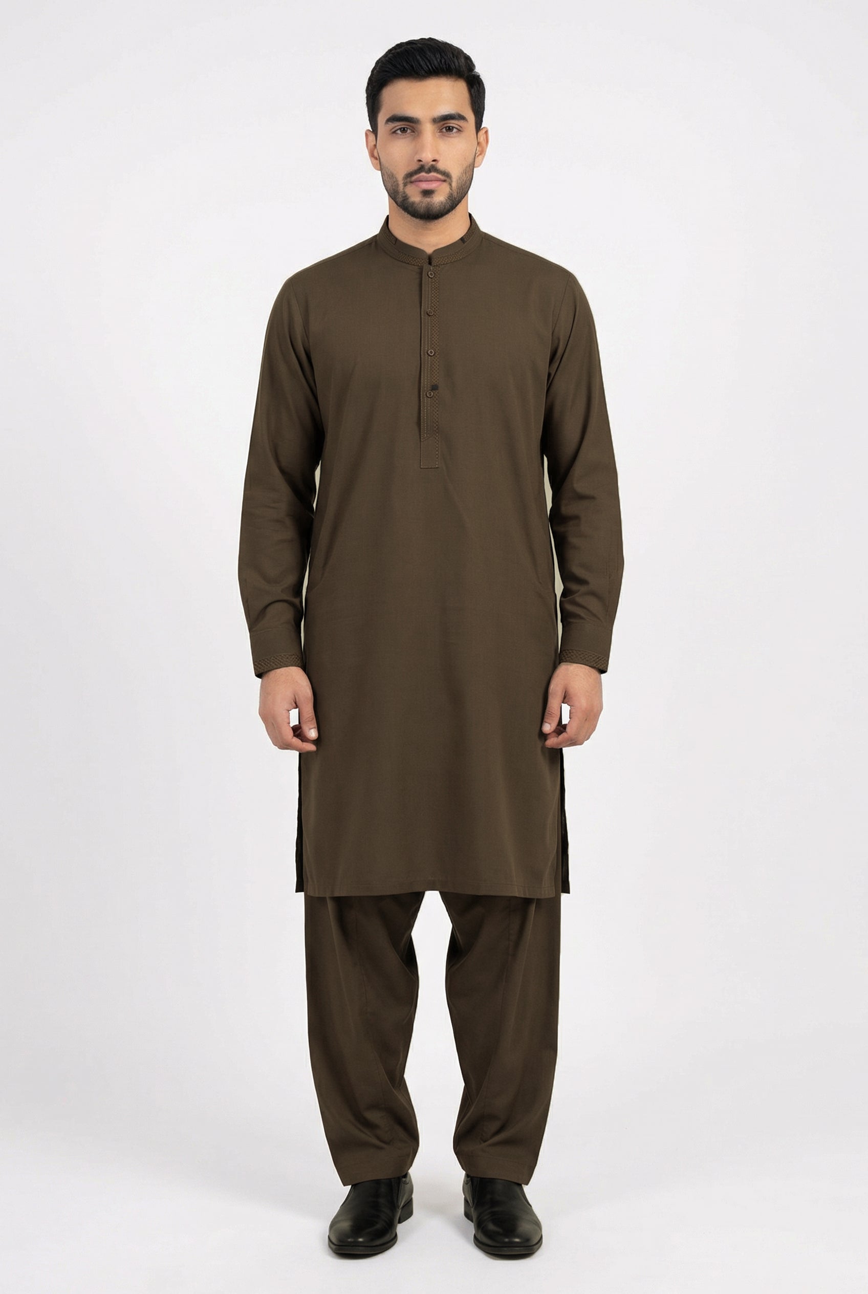 Shalwar Kameez Brown 308-3