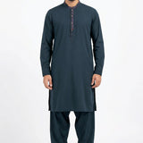 Shalwar Kameez Blue Grey 308-4