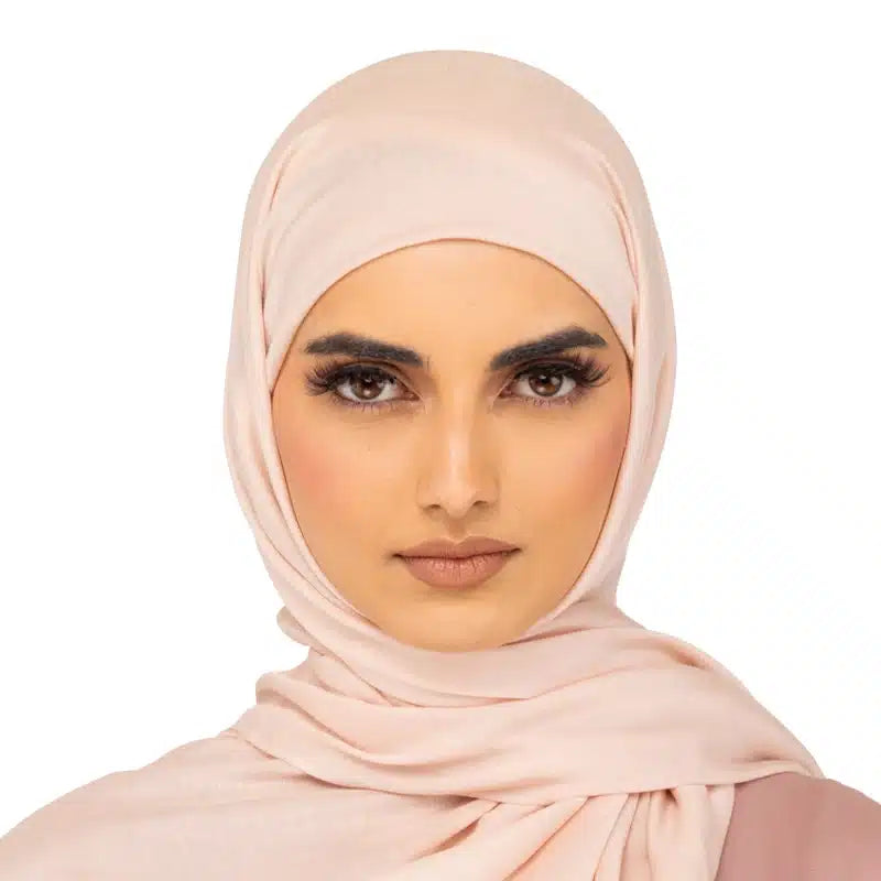 Classic Cotton Hijab Light Cream image 0
