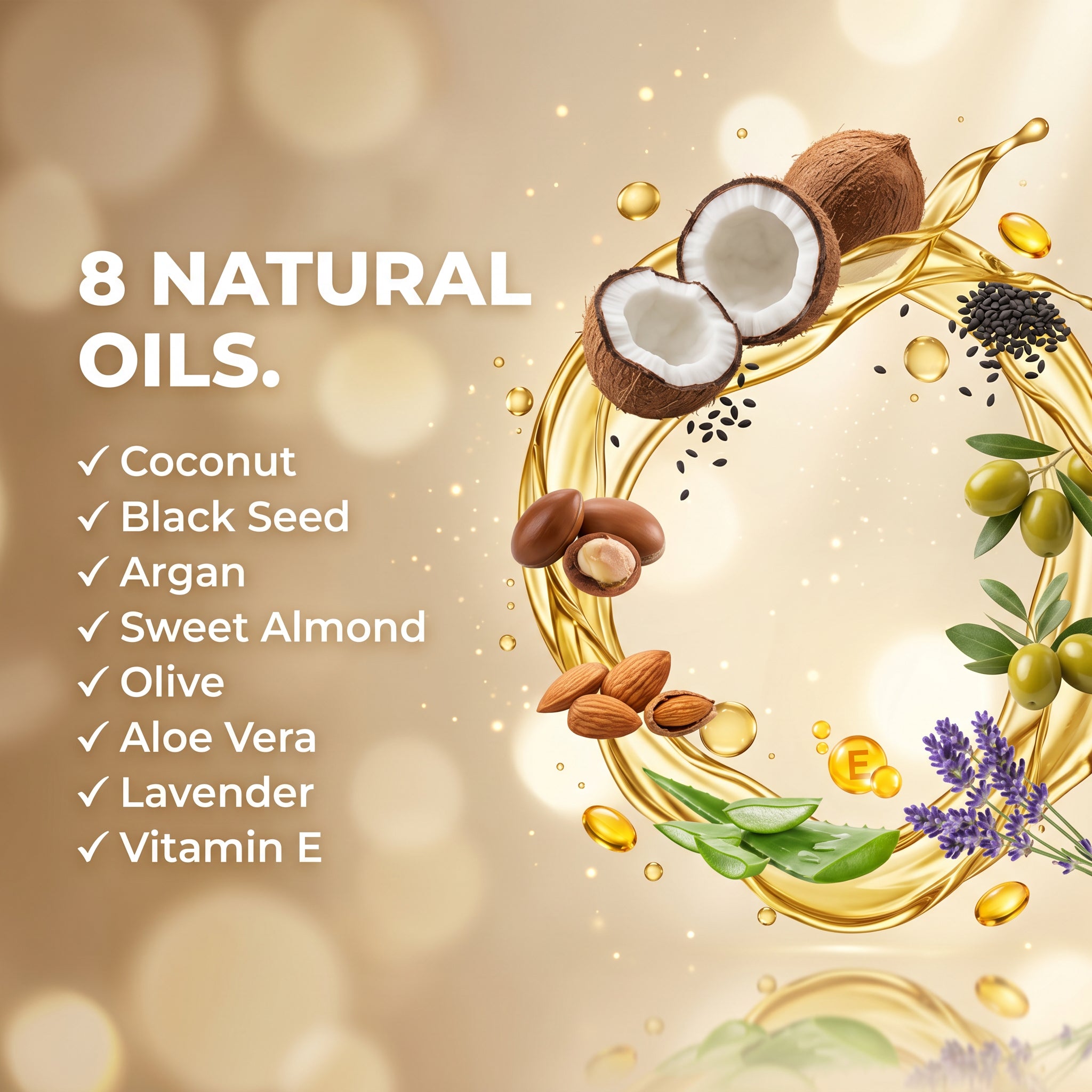 Amsons 8 Skin Oils In 1 100ml