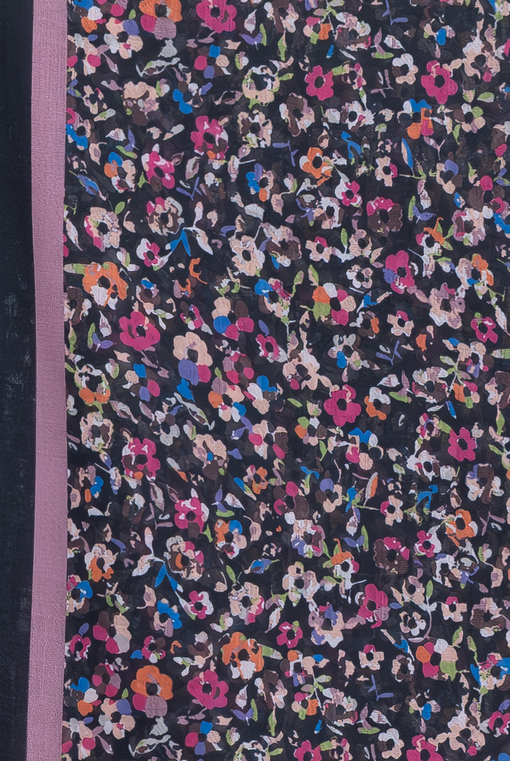 Exclusive Cotton Print Hijab Floral Multi Pink Col 100