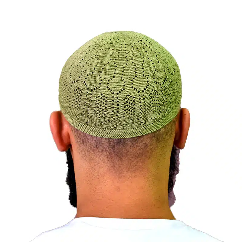 Men's Cotton Olive Prayer Hat image 0