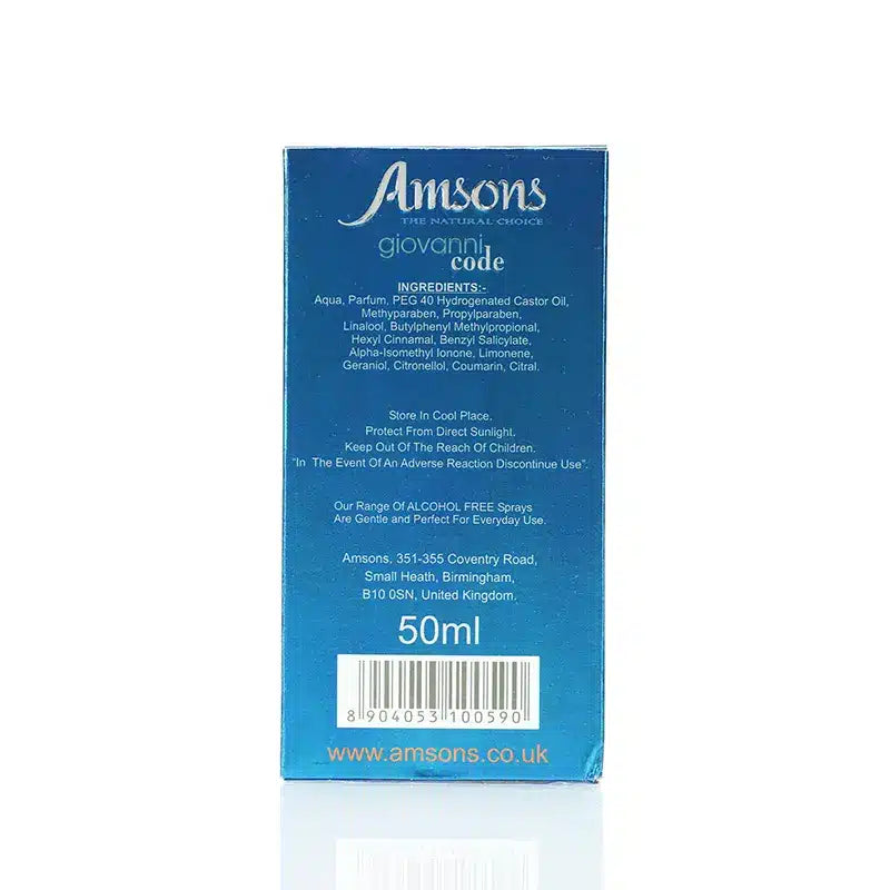 Men's Giovanni Code Perfume 50ml