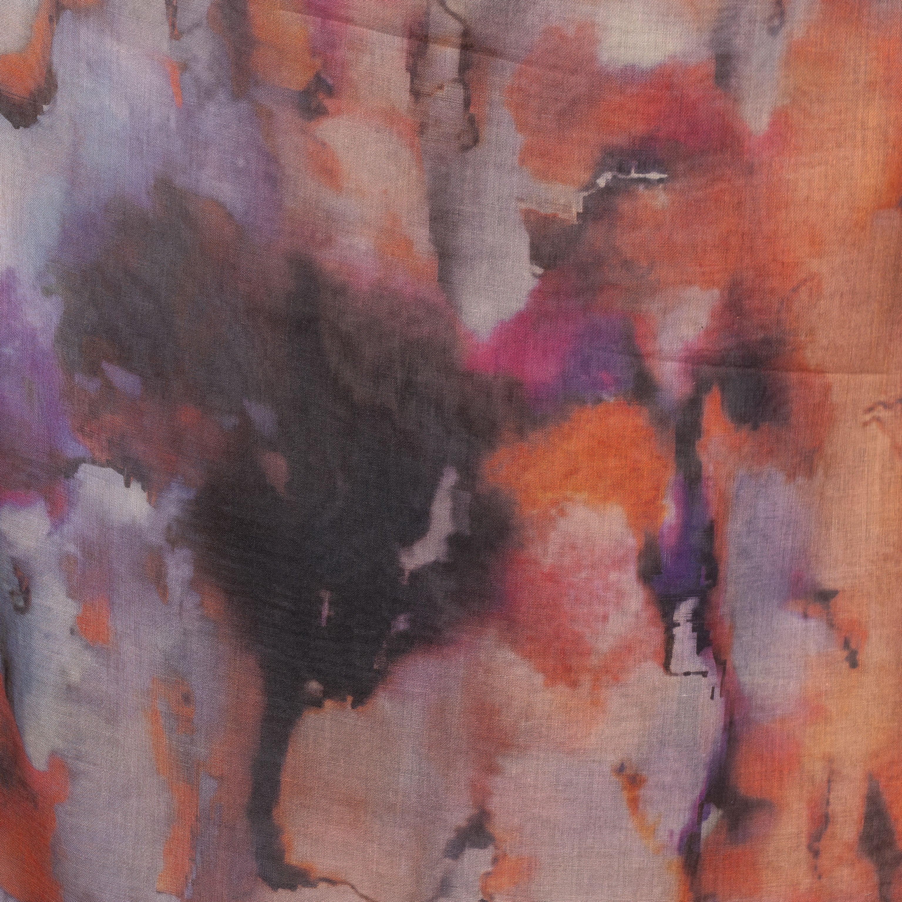 Watercolor Sharp Modal Hijab Multi Purple