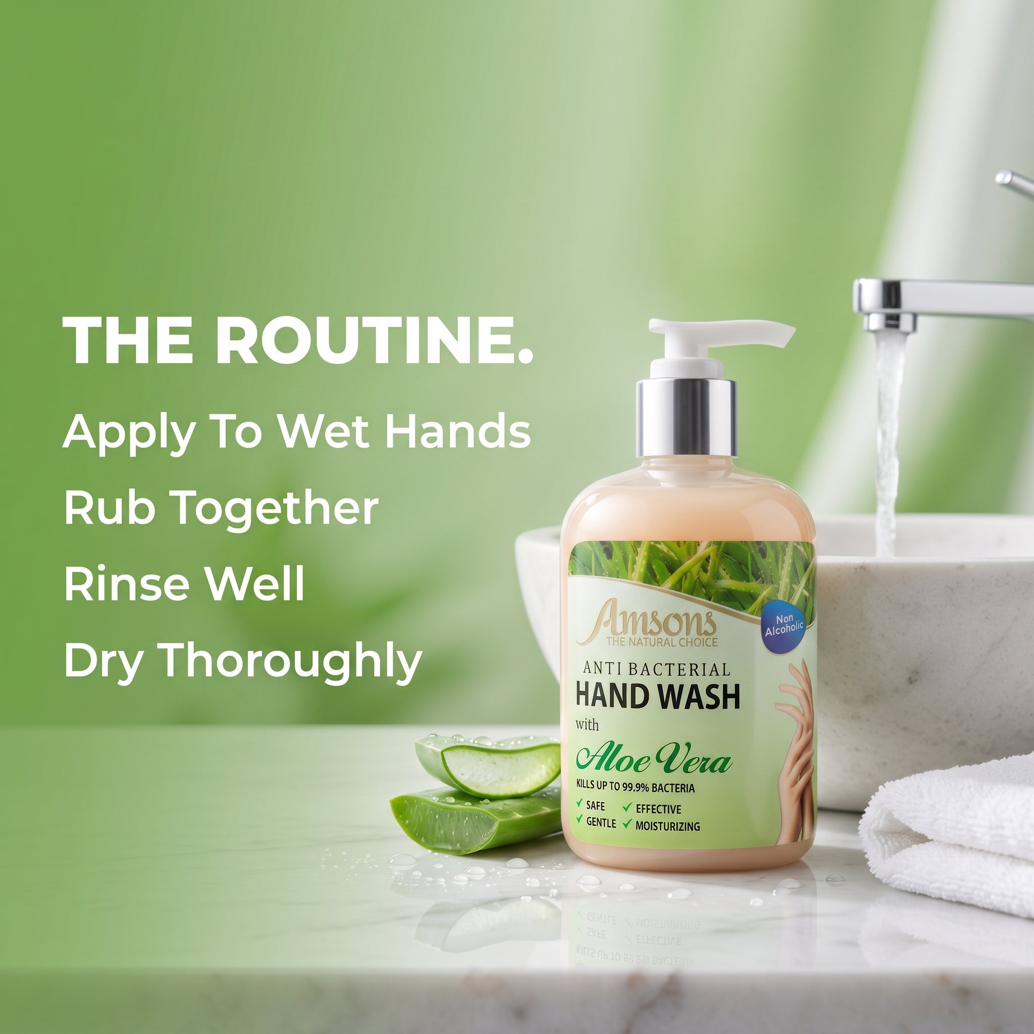 Anti-Bacterial Handwash with Aloe Vera 250ml