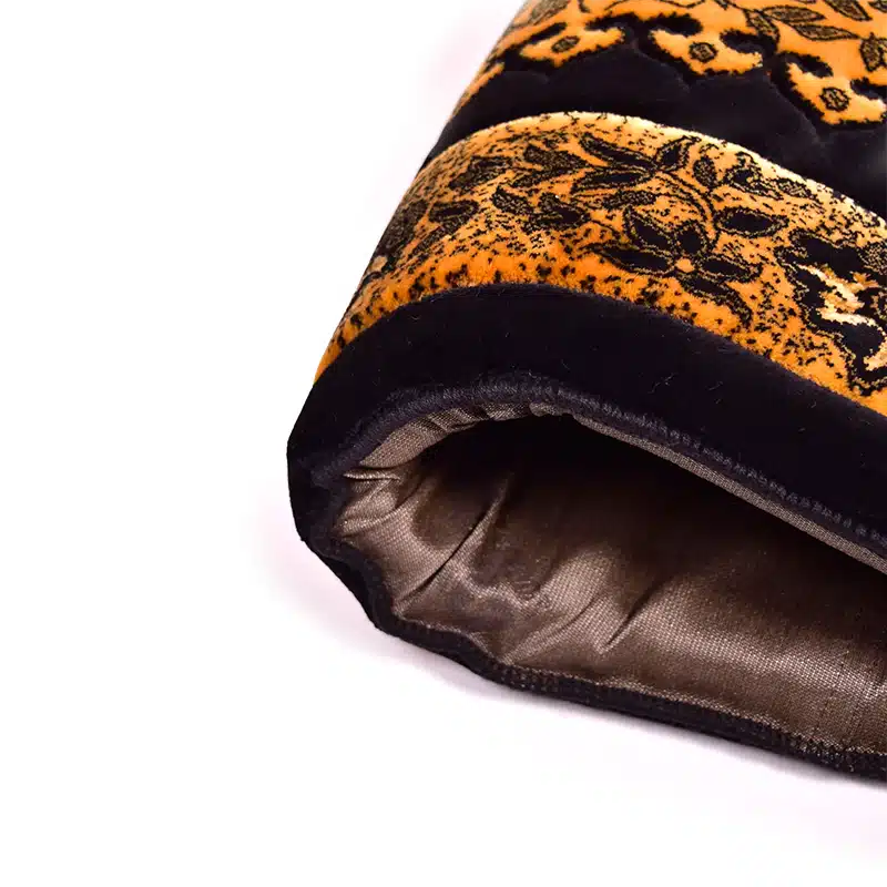 Memory Foam Padded Prayer Mat Black And Gold