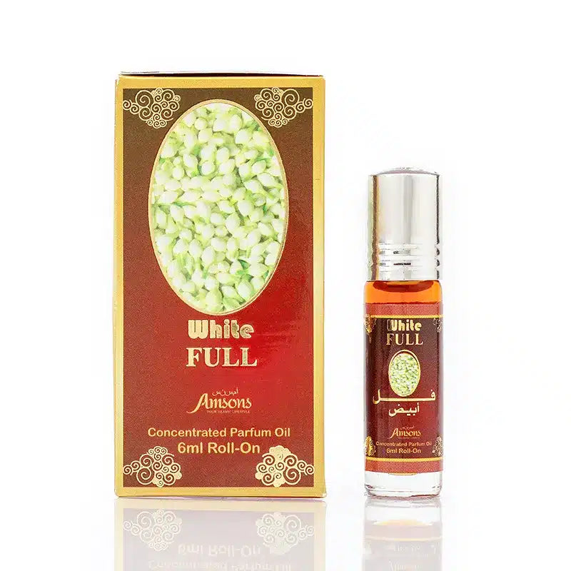 White Full Roll-on Attar for Men 6ml