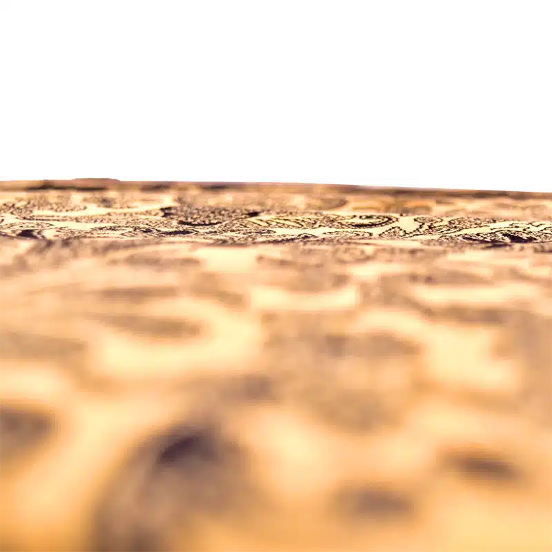 Memory Foam Padded Prayer Mat Black And Gold