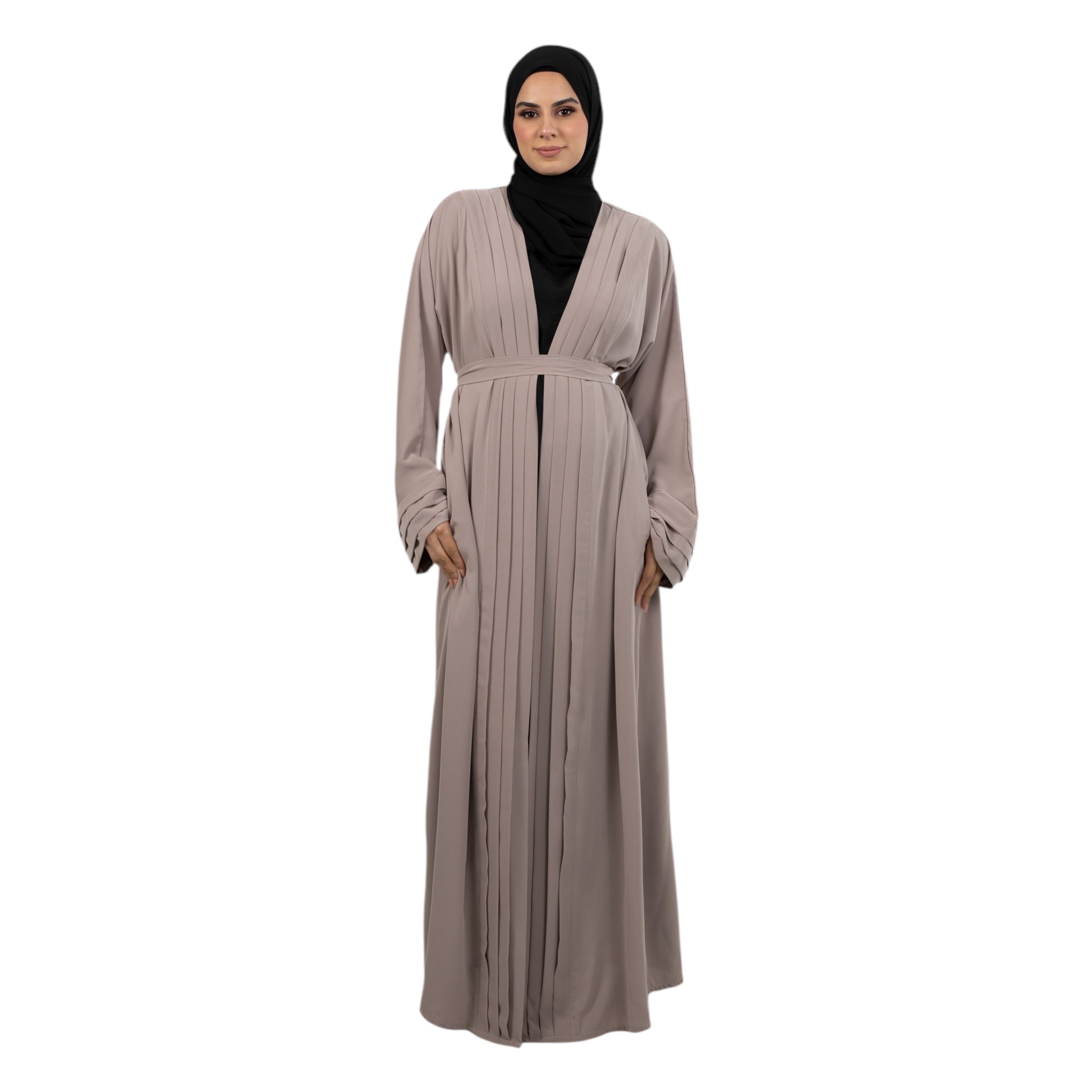 Champagne Pleated Kimono ASL-633-13