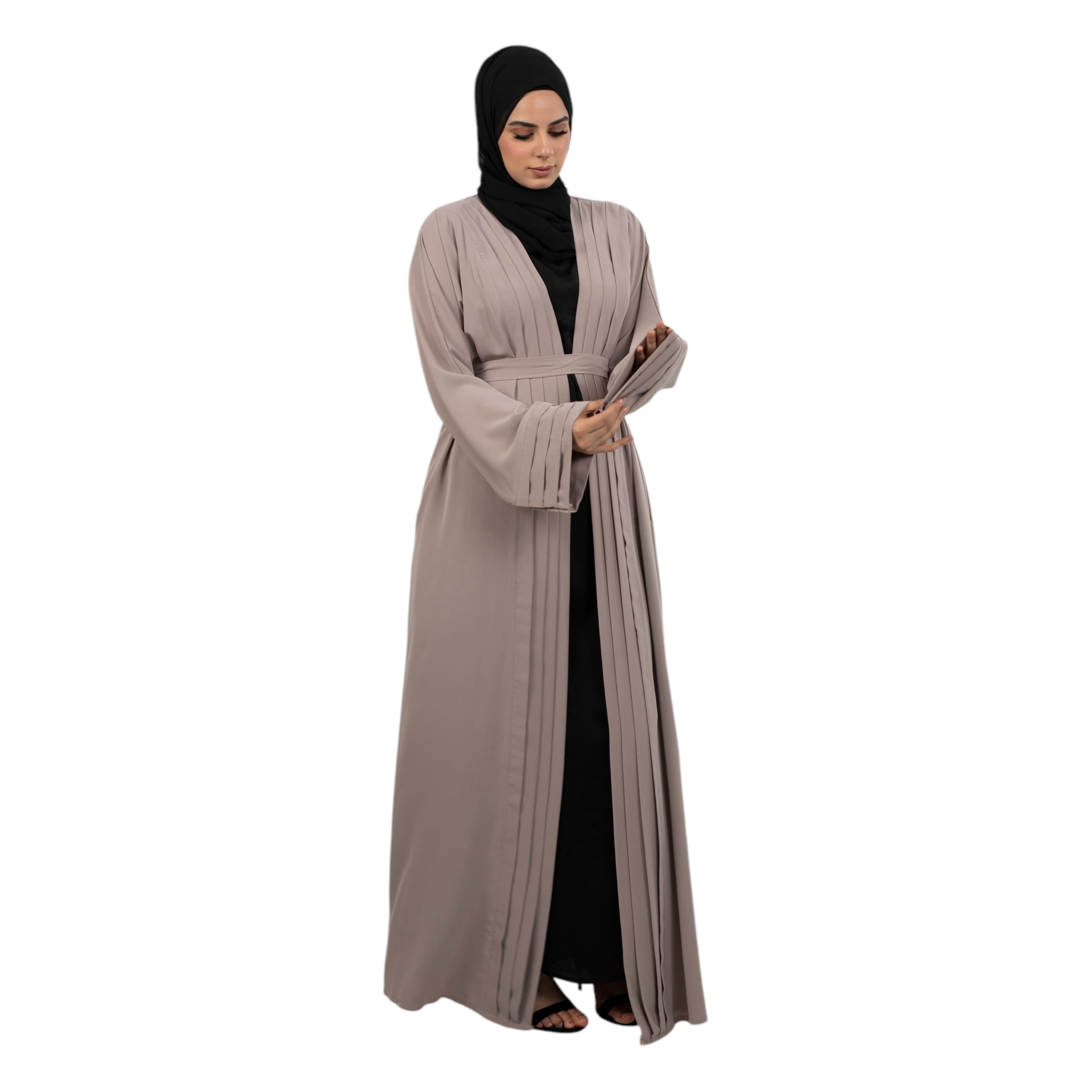 Champagne Pleated Kimono ASL-633-13