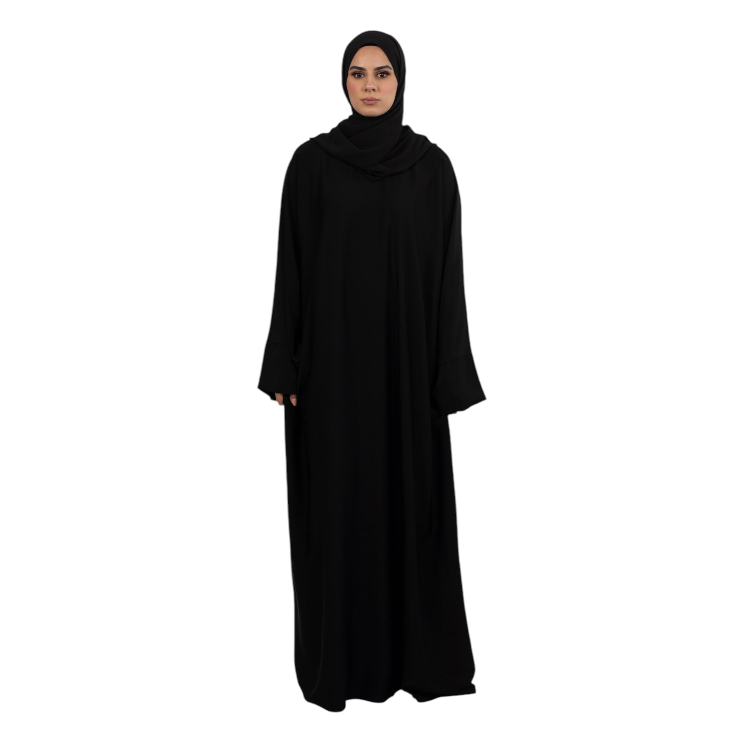Black Regular Abaya ASL-622-1
