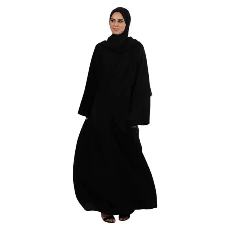 Black Regular Abaya ASL-622-1