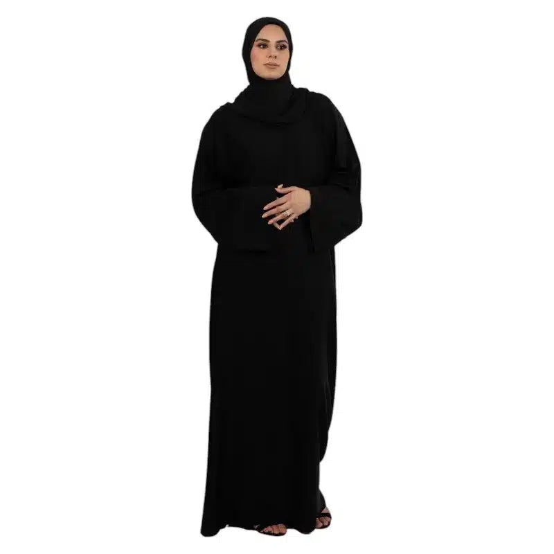 Black Regular Abaya ASL-622-1