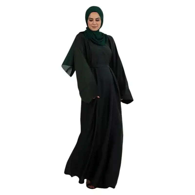 Bottle Green Regular Abaya ASL-622-31