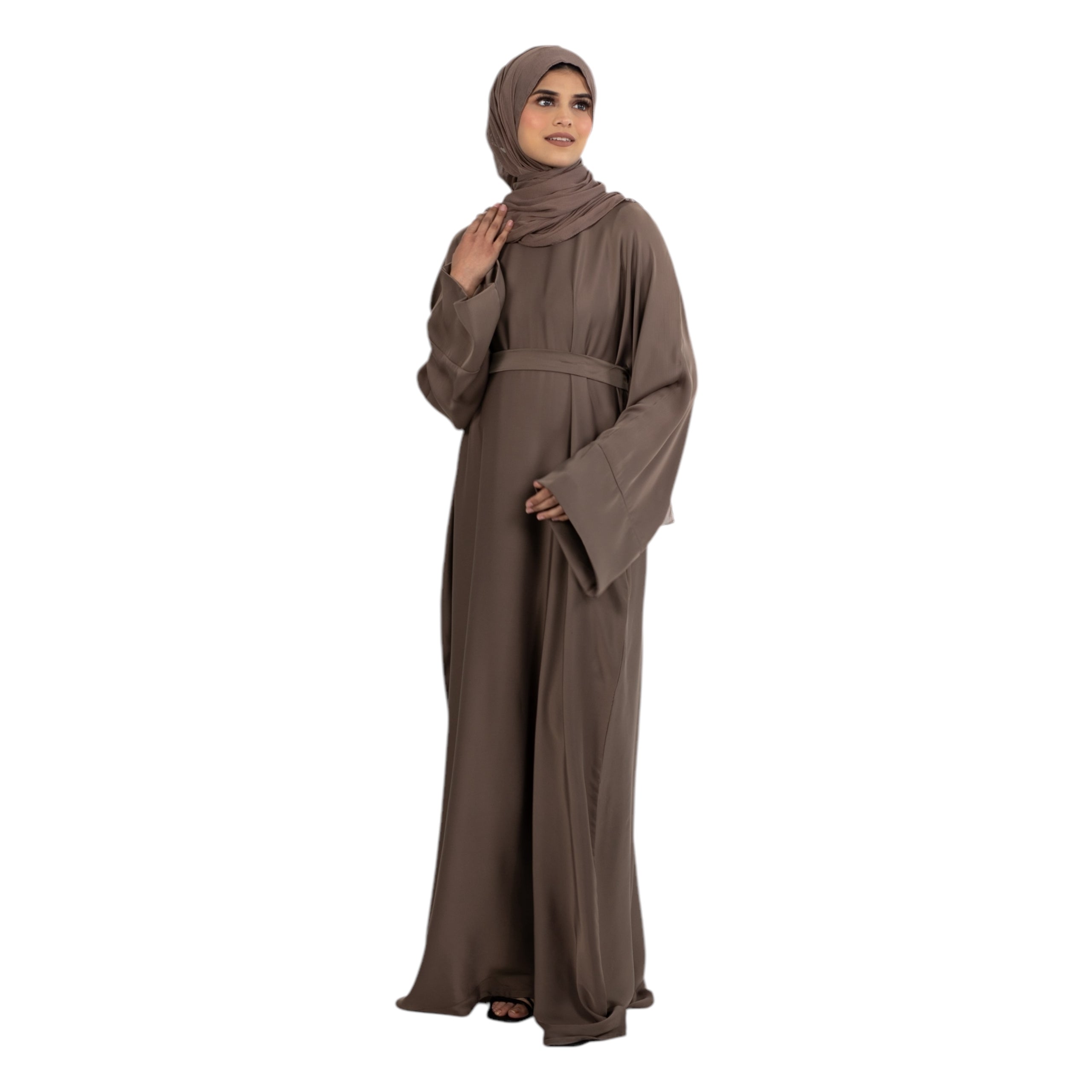 Mocha Regular Abaya ASL-622-39