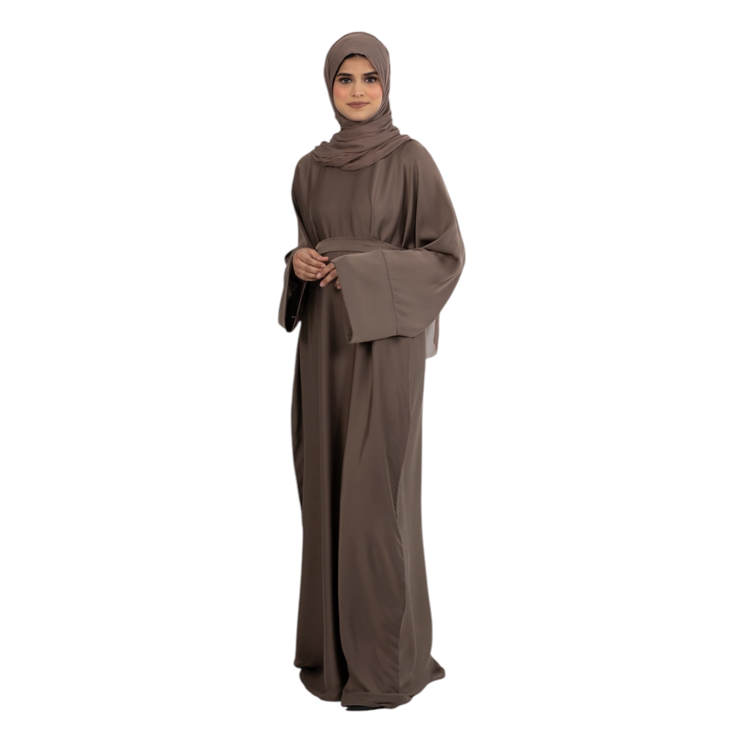 Mocha Regular Abaya ASL-622-39