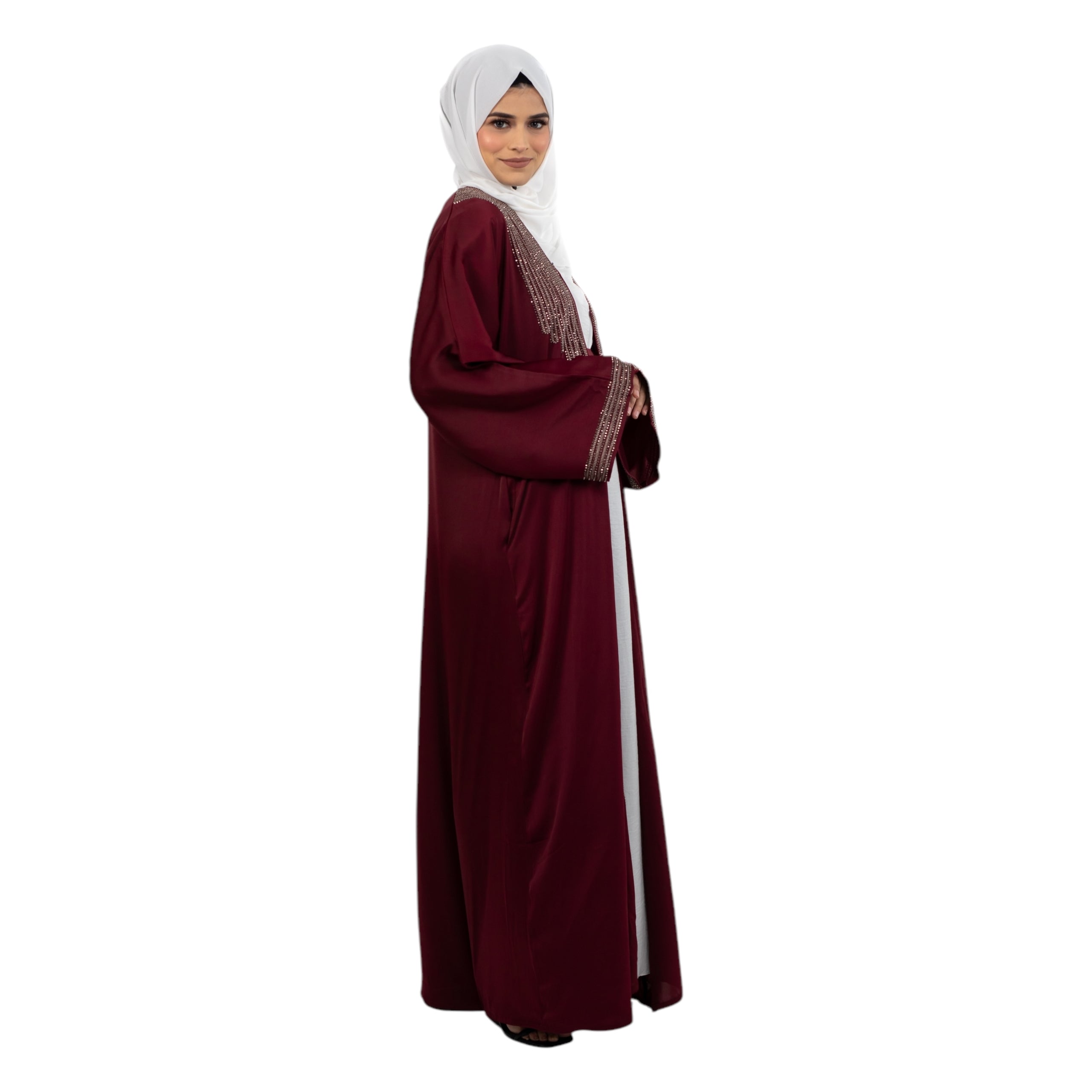 Maroon Classic Kimono ASL-634-9