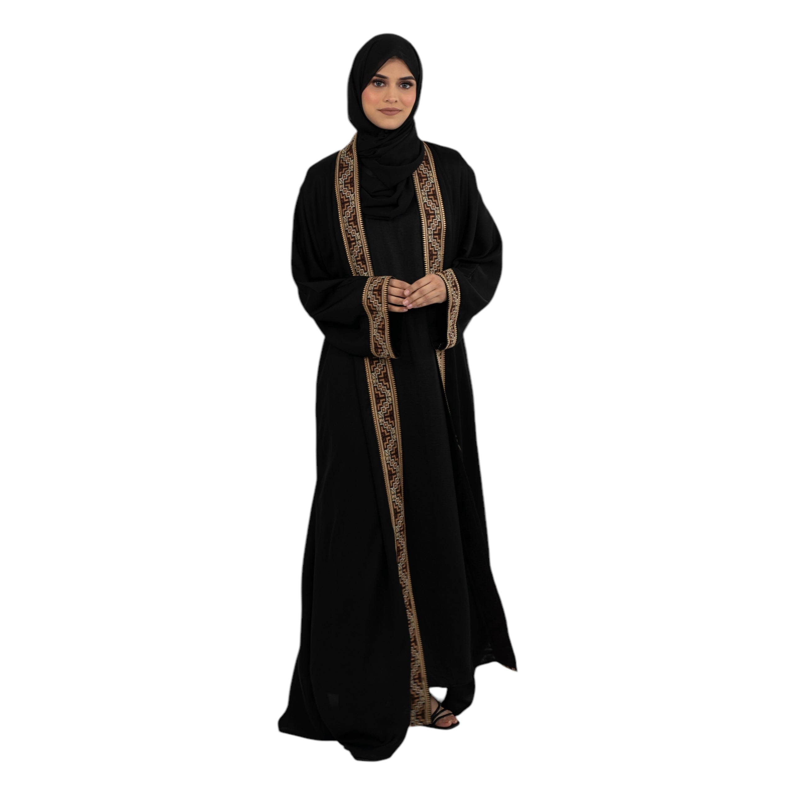 Black Madina Kimono ASL-631-1