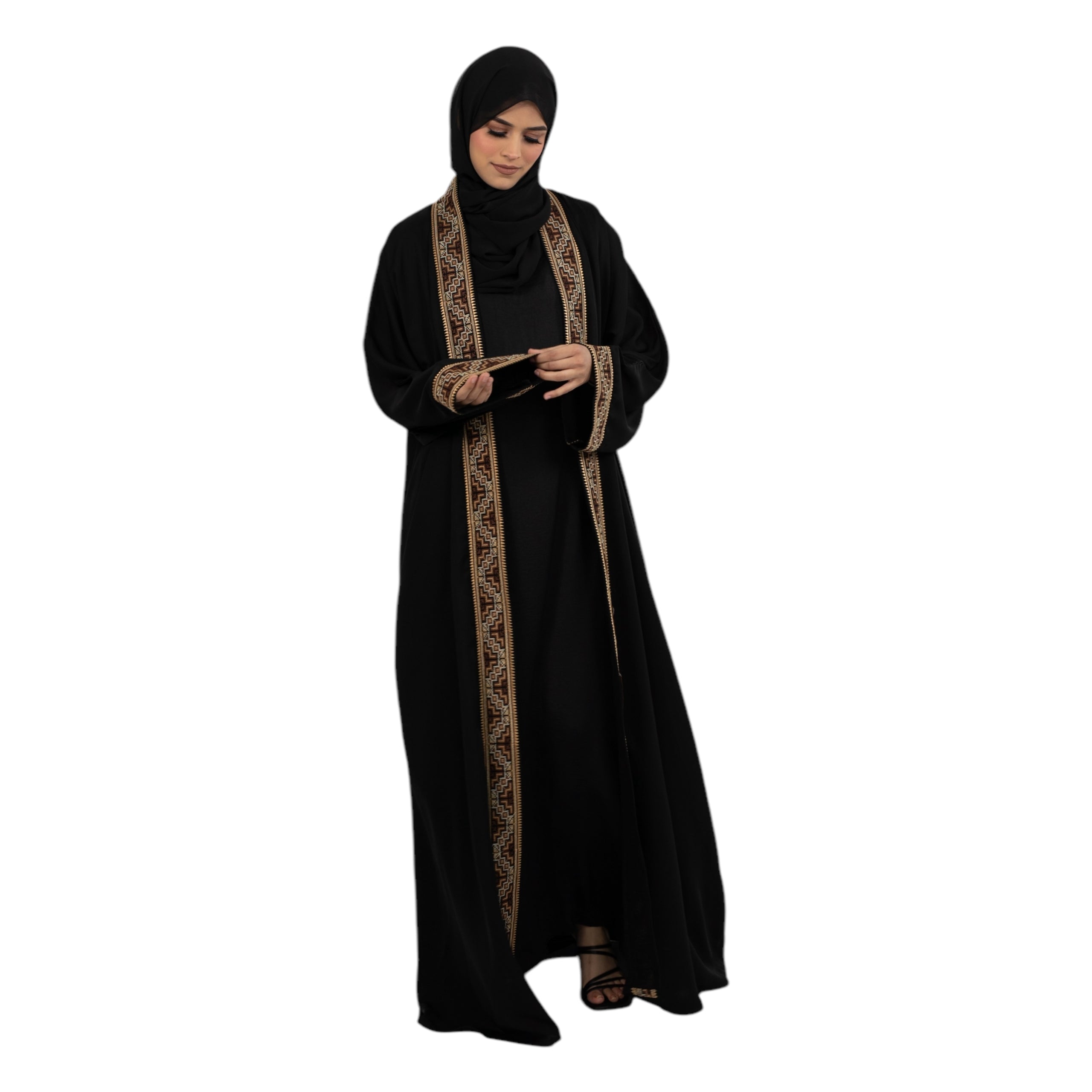 Black Madina Kimono ASL-631-1