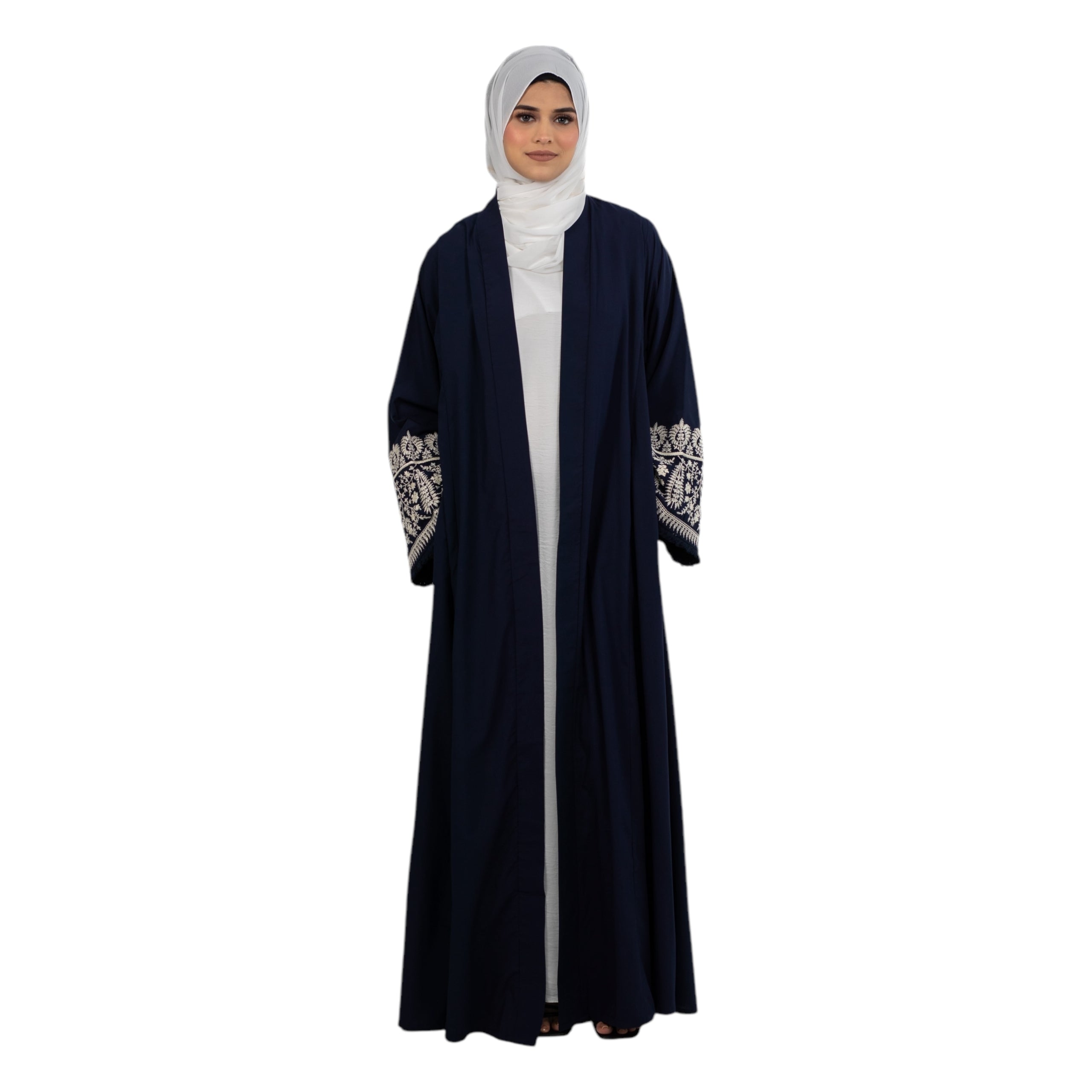 Navy Luxury Embroidered Kimono ASAK-804