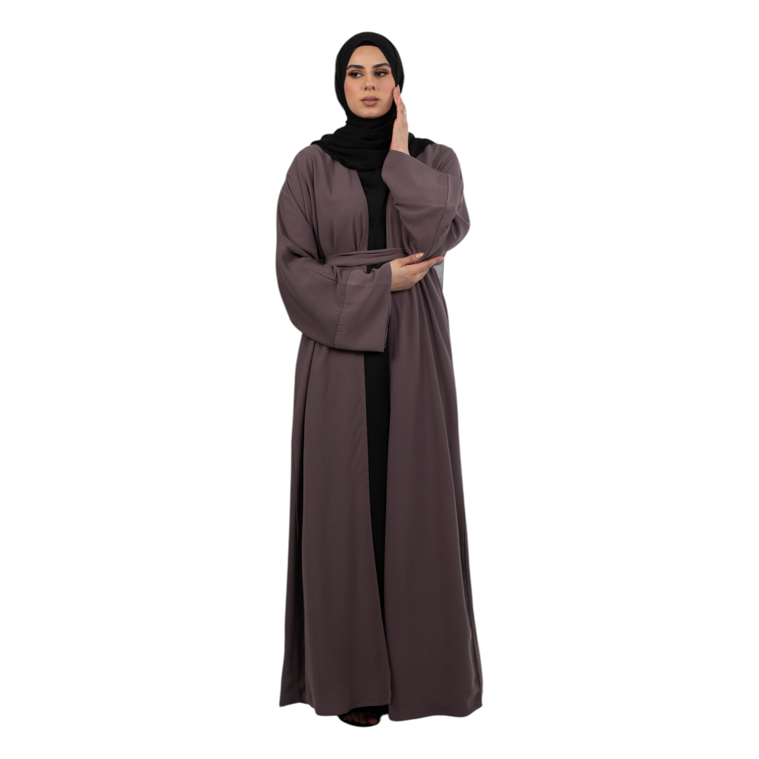 Mauve Basic Kimono ASL-626
