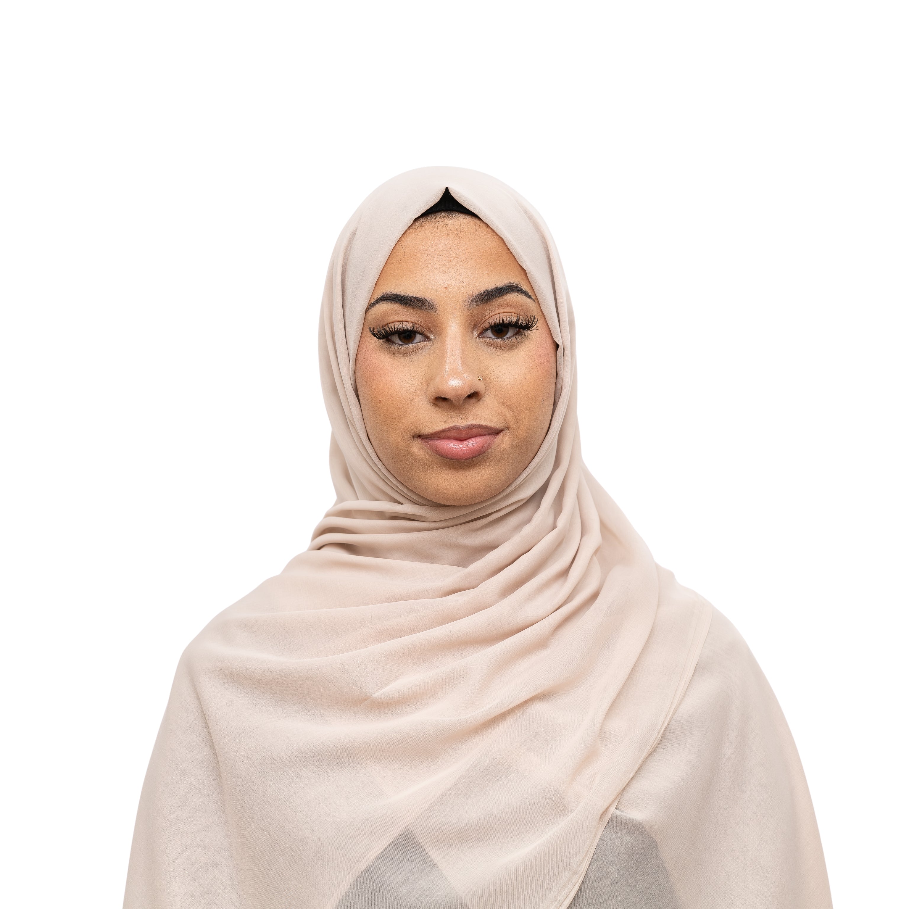 Exclusive Cotton Hijab Beige Col 3