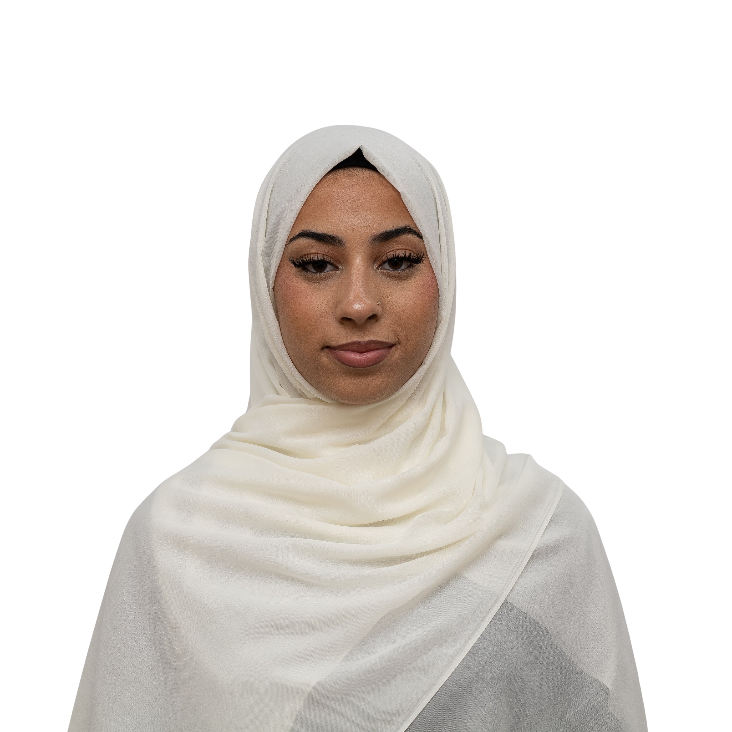 Exclusive Cotton Hijab Cream Col 2