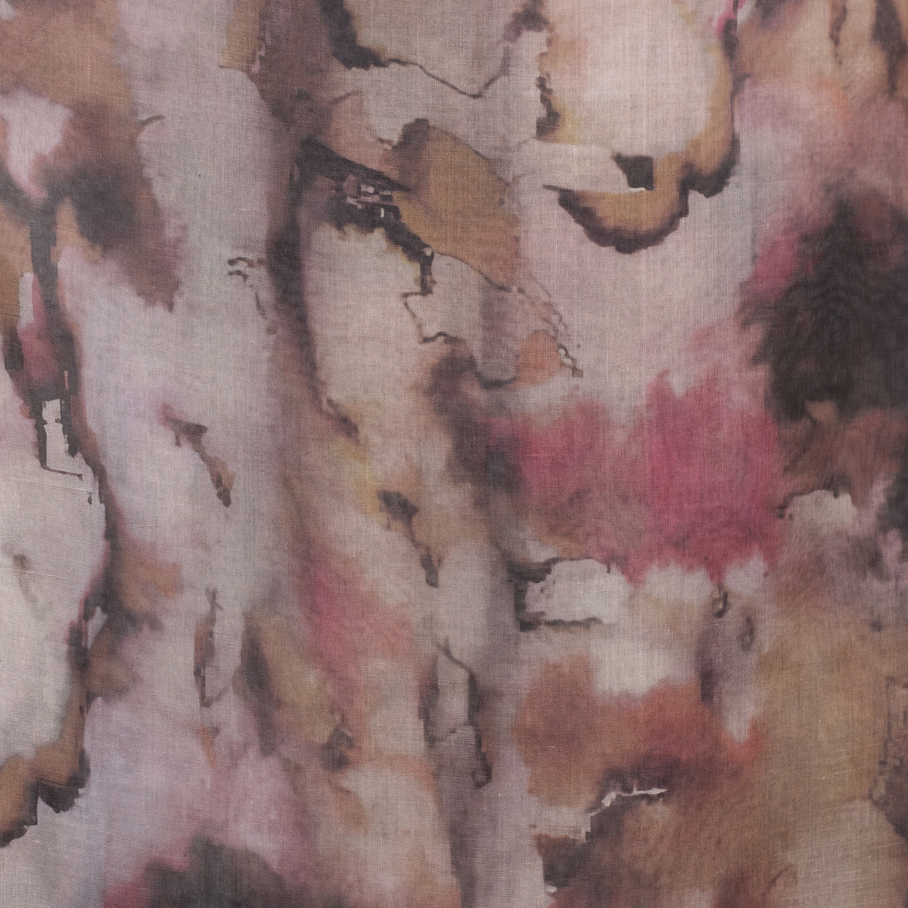 Watercolor Sharp Modal Hijab Multi Pink