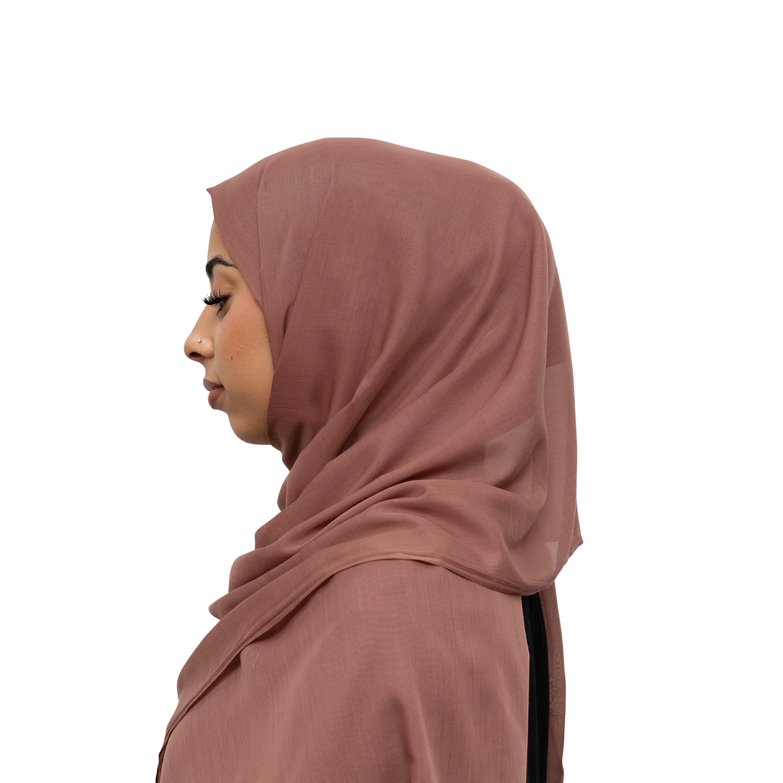 Exclusive Cotton Hijab Pastel Brown Col 117