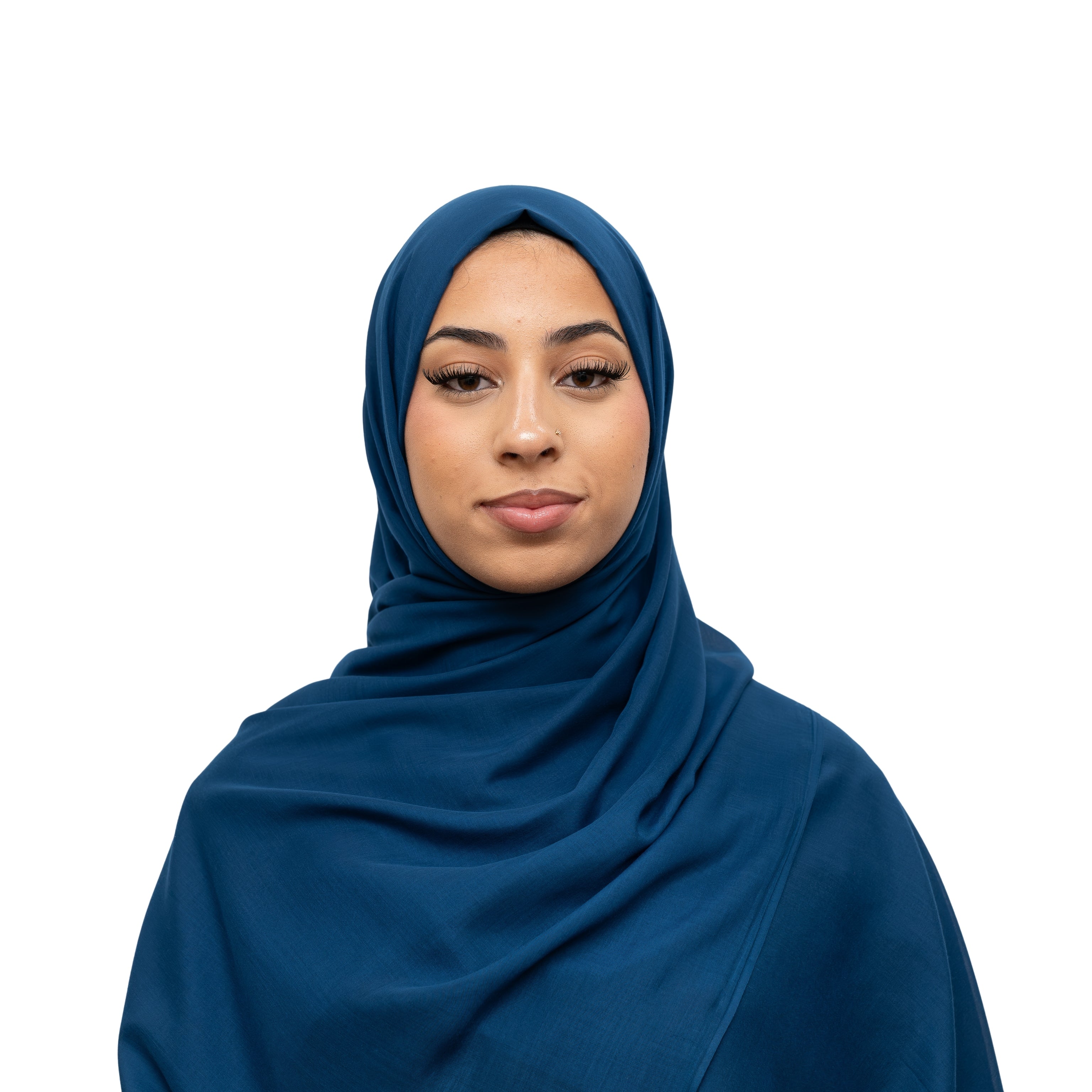 Exclusive Cotton Hijab Teal Col 62