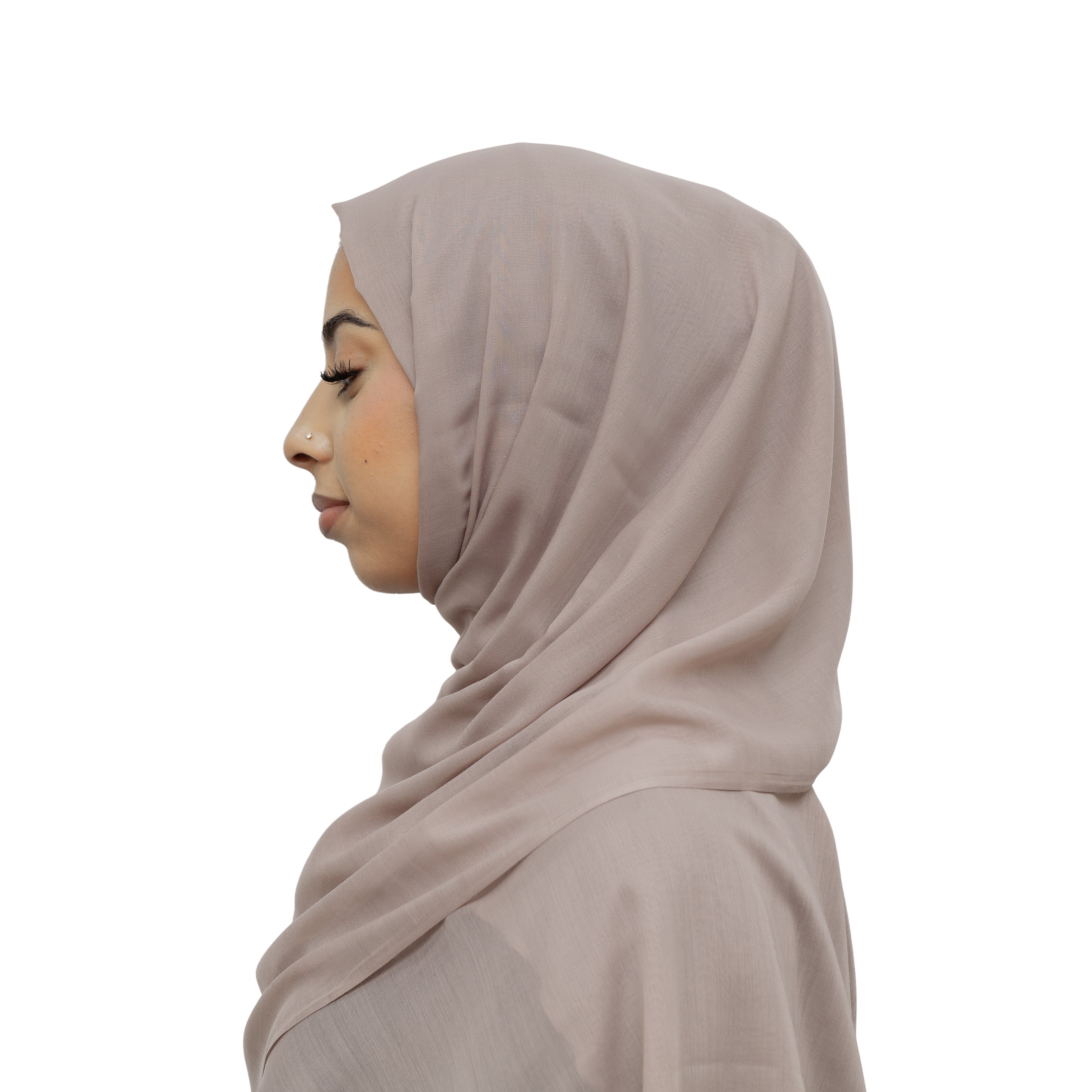 Exclusive Cotton Hijab Mink Col 123