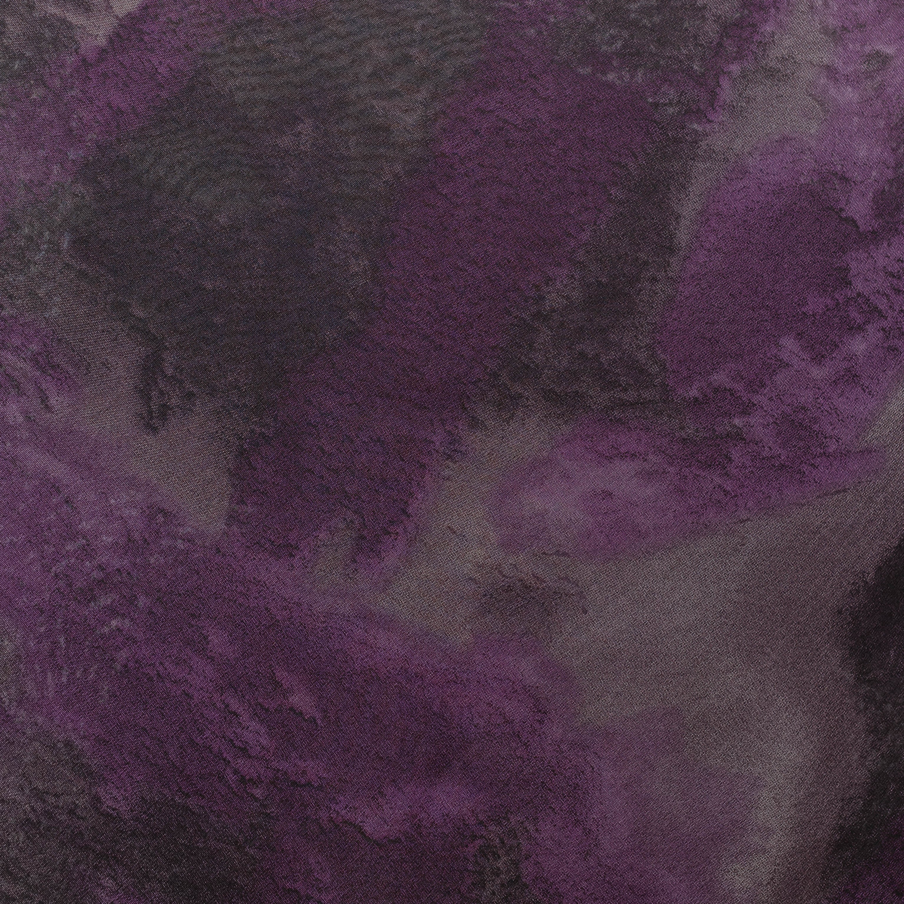 Vella Print Style 2-4 Silk Chiffon Hijab Aubergine