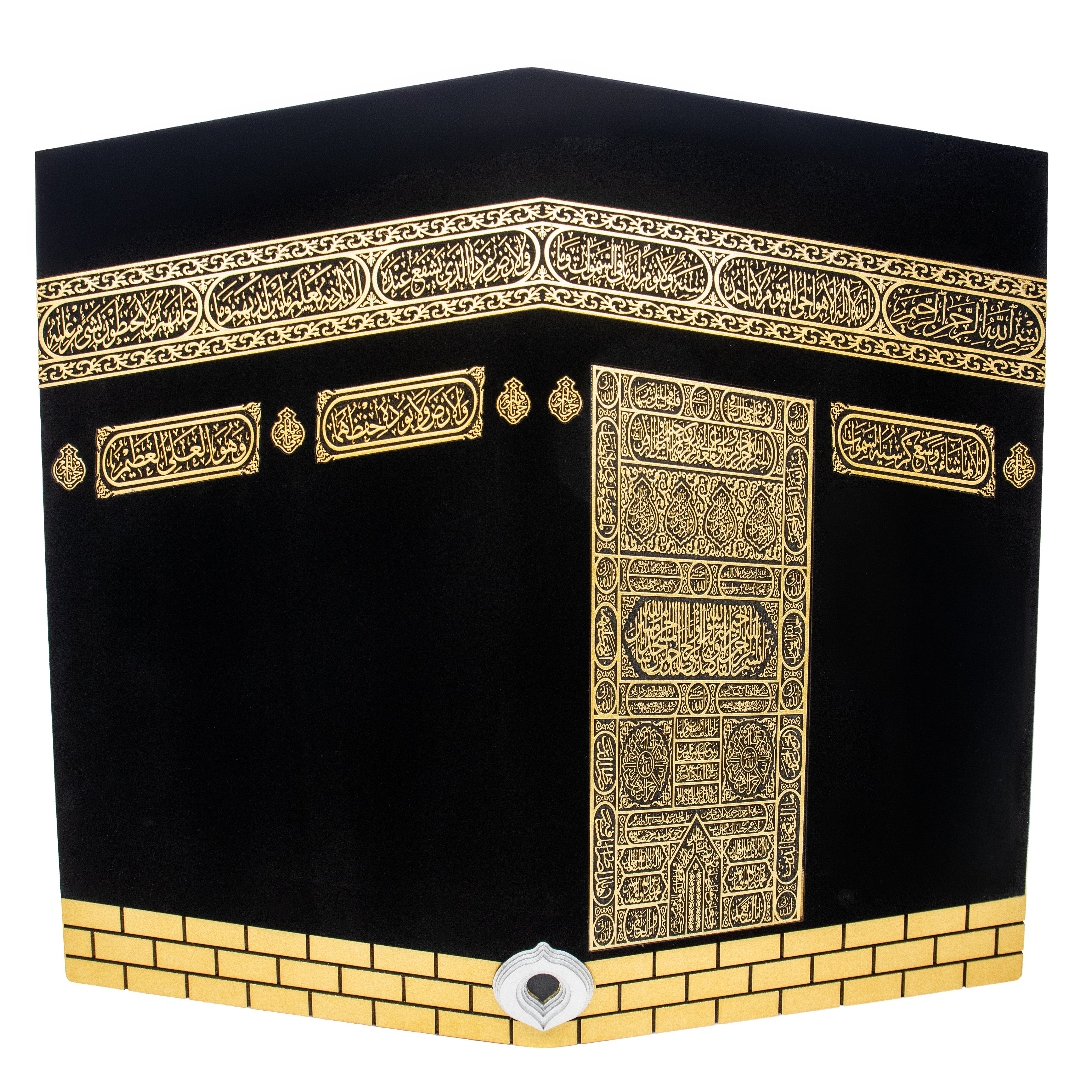 Wooden Kaabah Wall Decoration Black 0132
