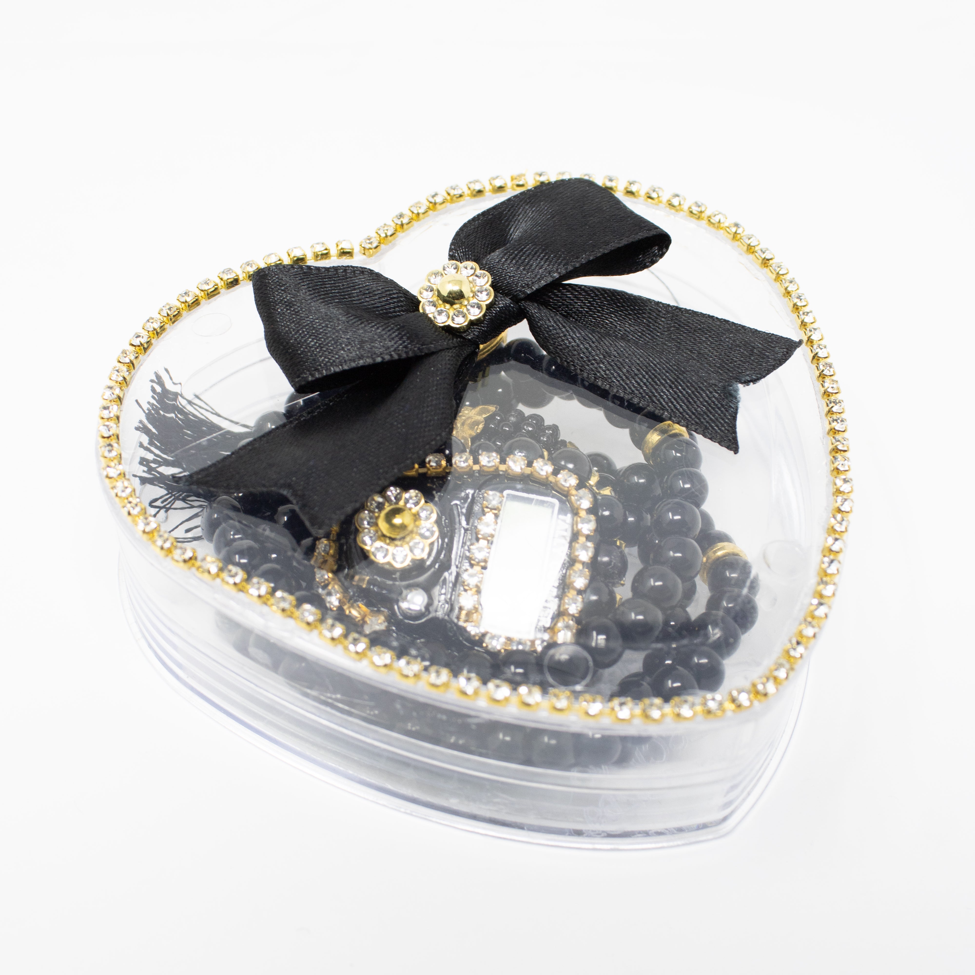 Large Wedding Favour 2 Type Tasbih Black 0990