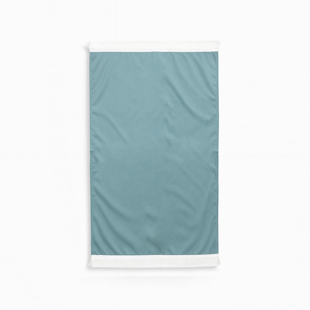 Plain Soft Touch Velvet Prayer Mat Baby Blue AMTY 5022
