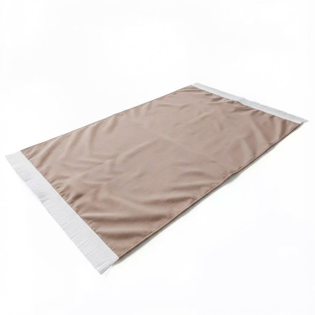Plain Soft Touch Velvet Prayer Mat Pink AMTY 5022