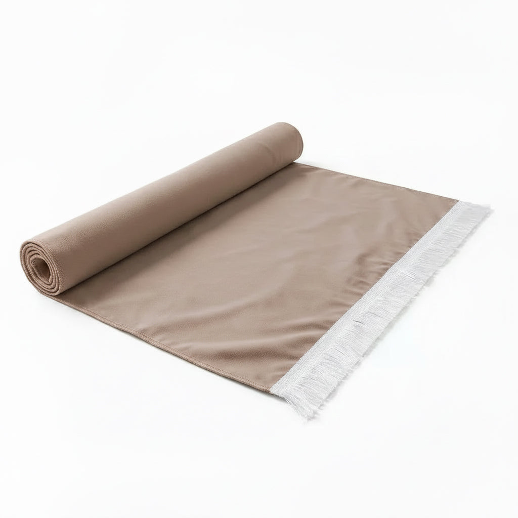 Plain Soft Touch Velvet Prayer Mat Pink AMTY 5022