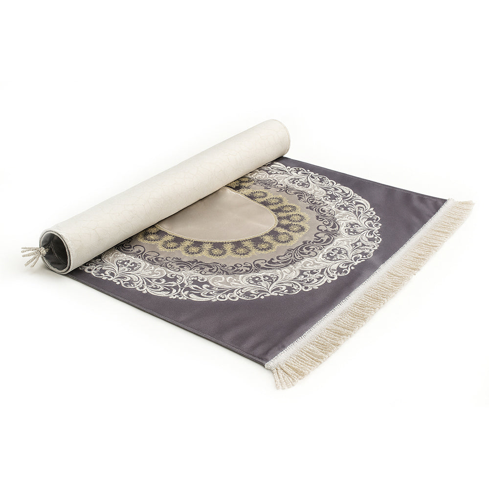 Luxury Satin Prayer Mat Purple AMTY 5048