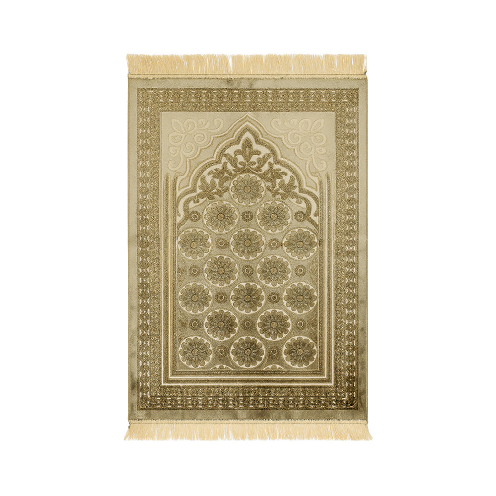 Velvet Glitter Prayer Mat Gold AMTY-7056