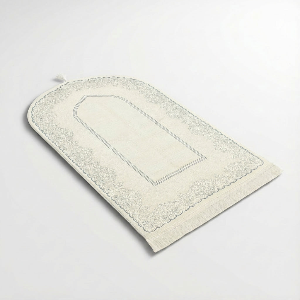 Arched Prayer Mat White AMTY-7119