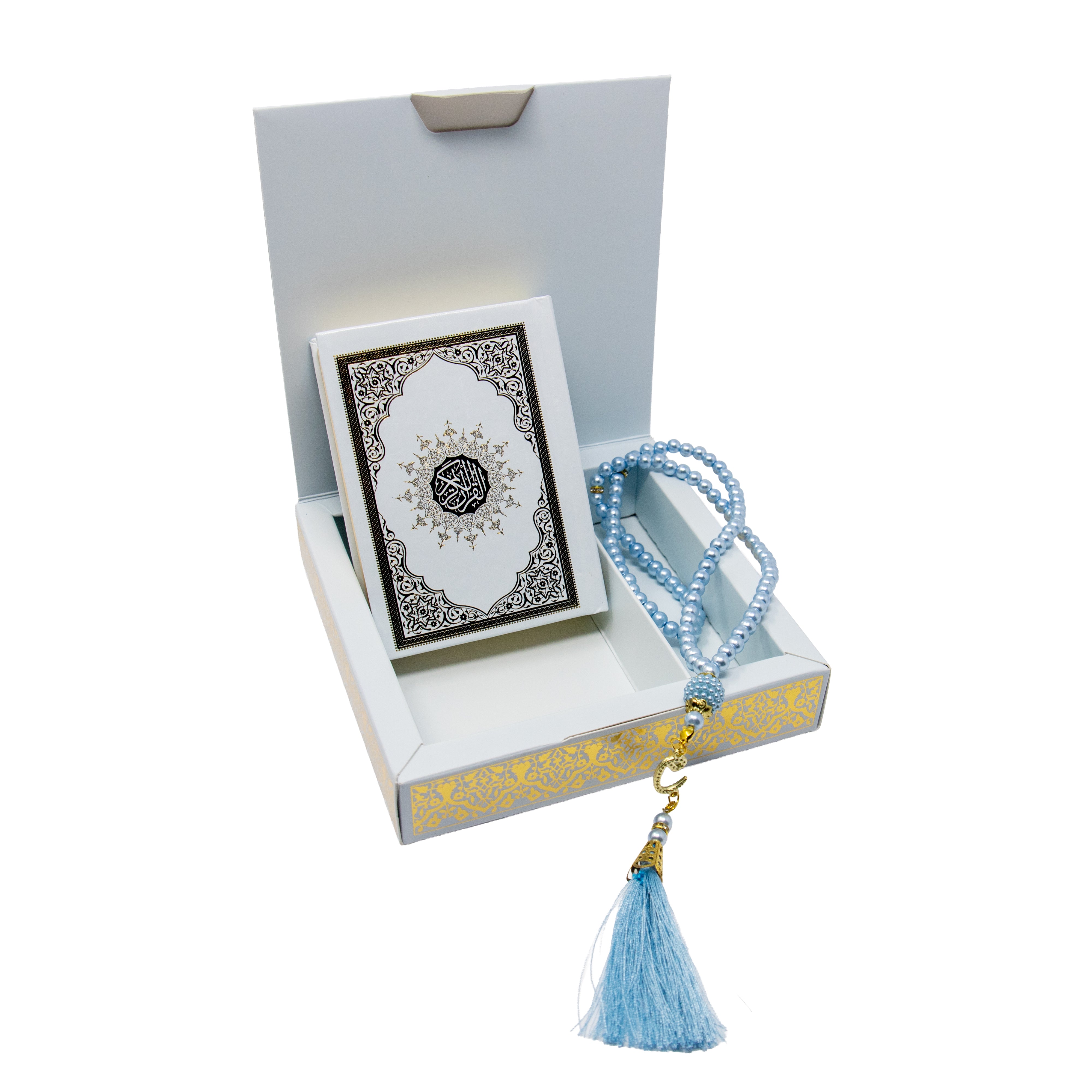 Quran & Tasbih Sky Blue Set