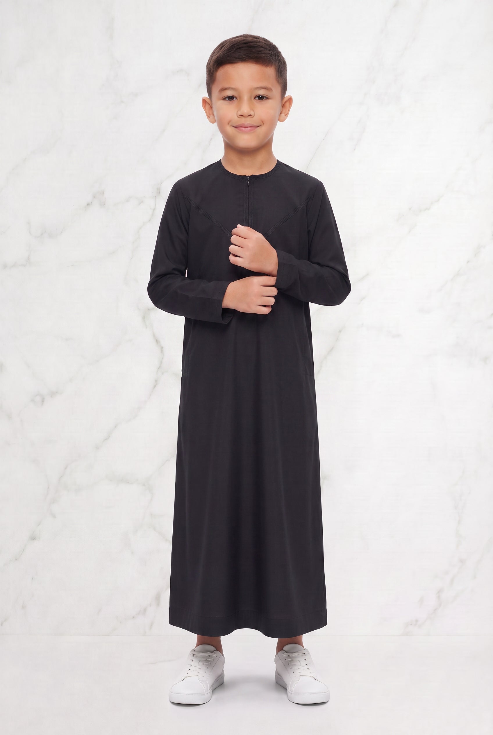 Boys Omani Thobe Black ASB 516