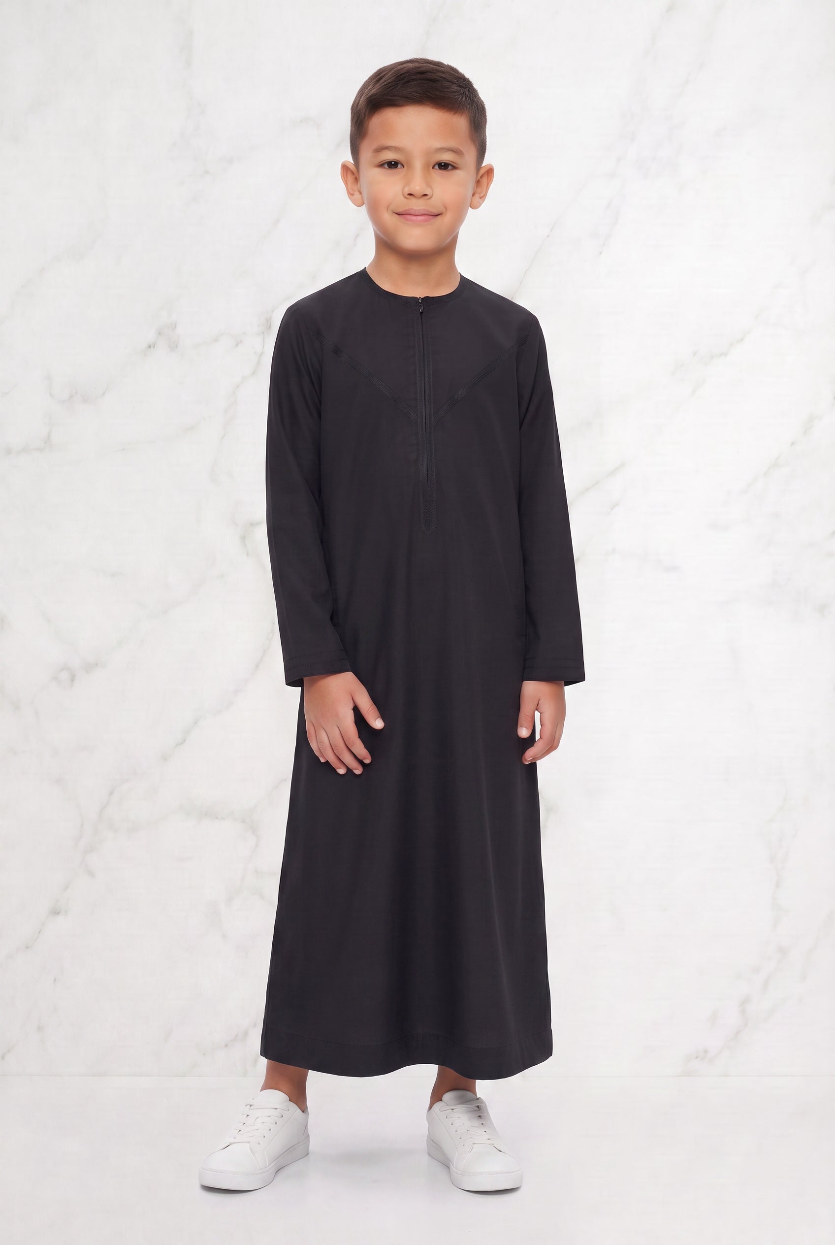 Boys Omani Thobe Black ASB 516