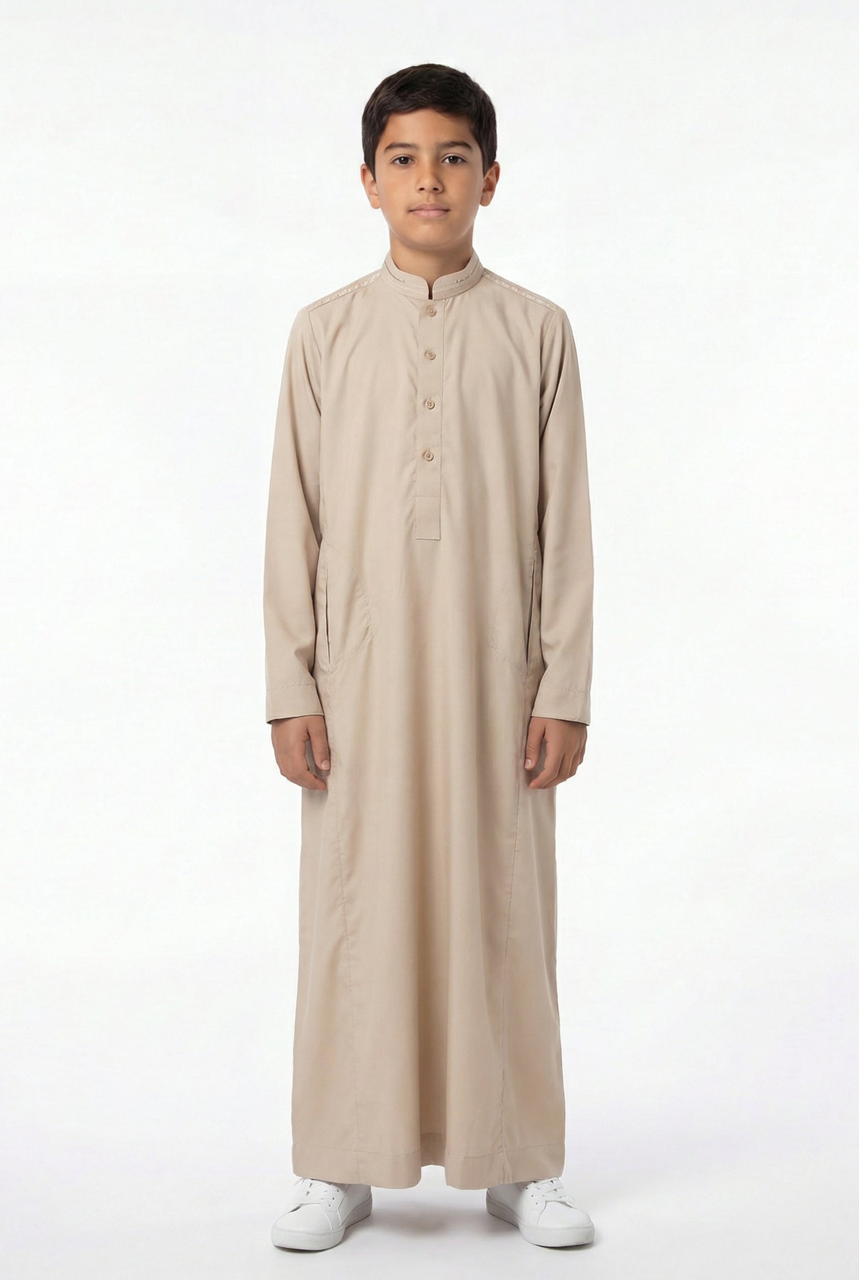 Collared Thobe Brown 962 Col 2