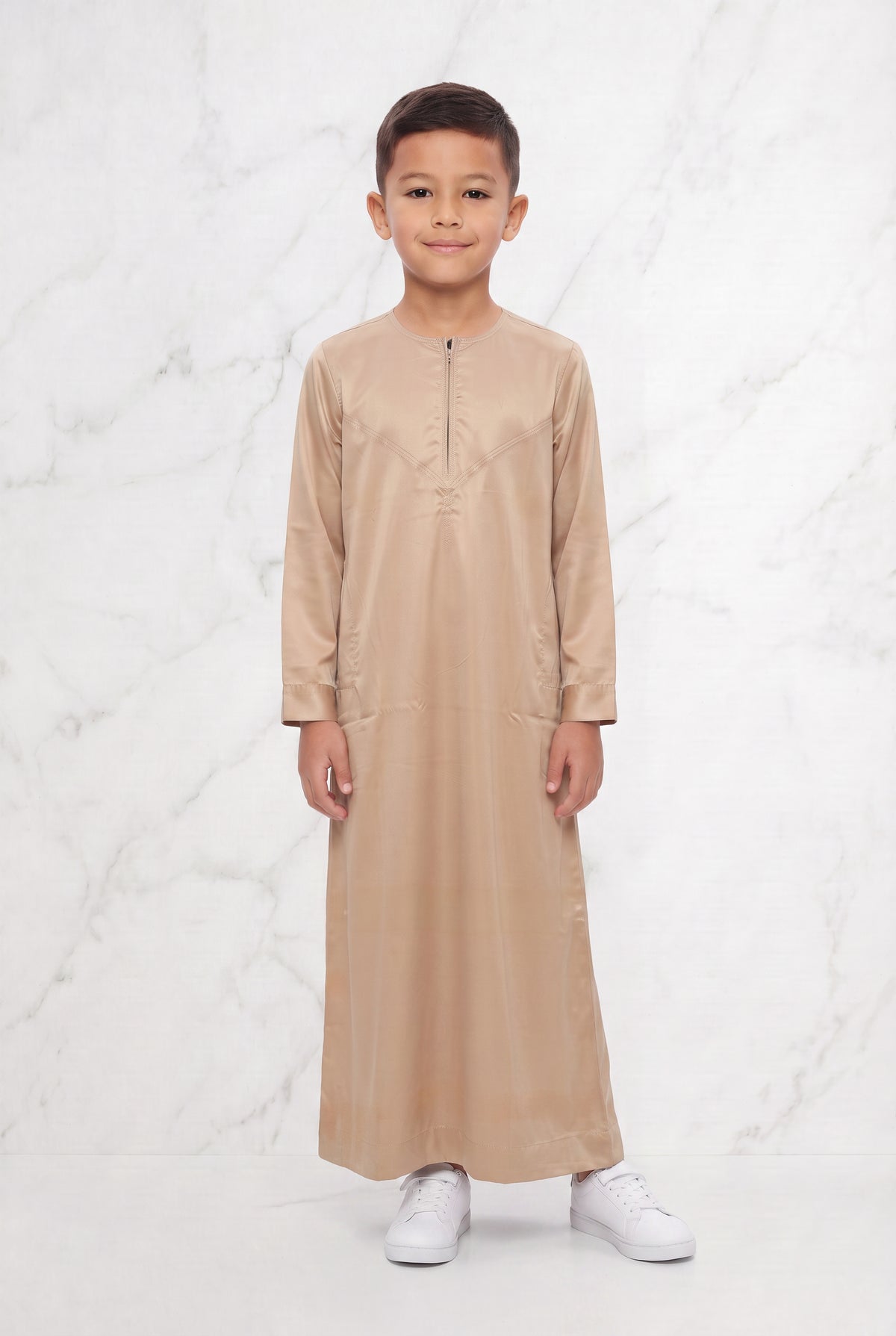 Boys Omani Thobe Beige K31 Col 09