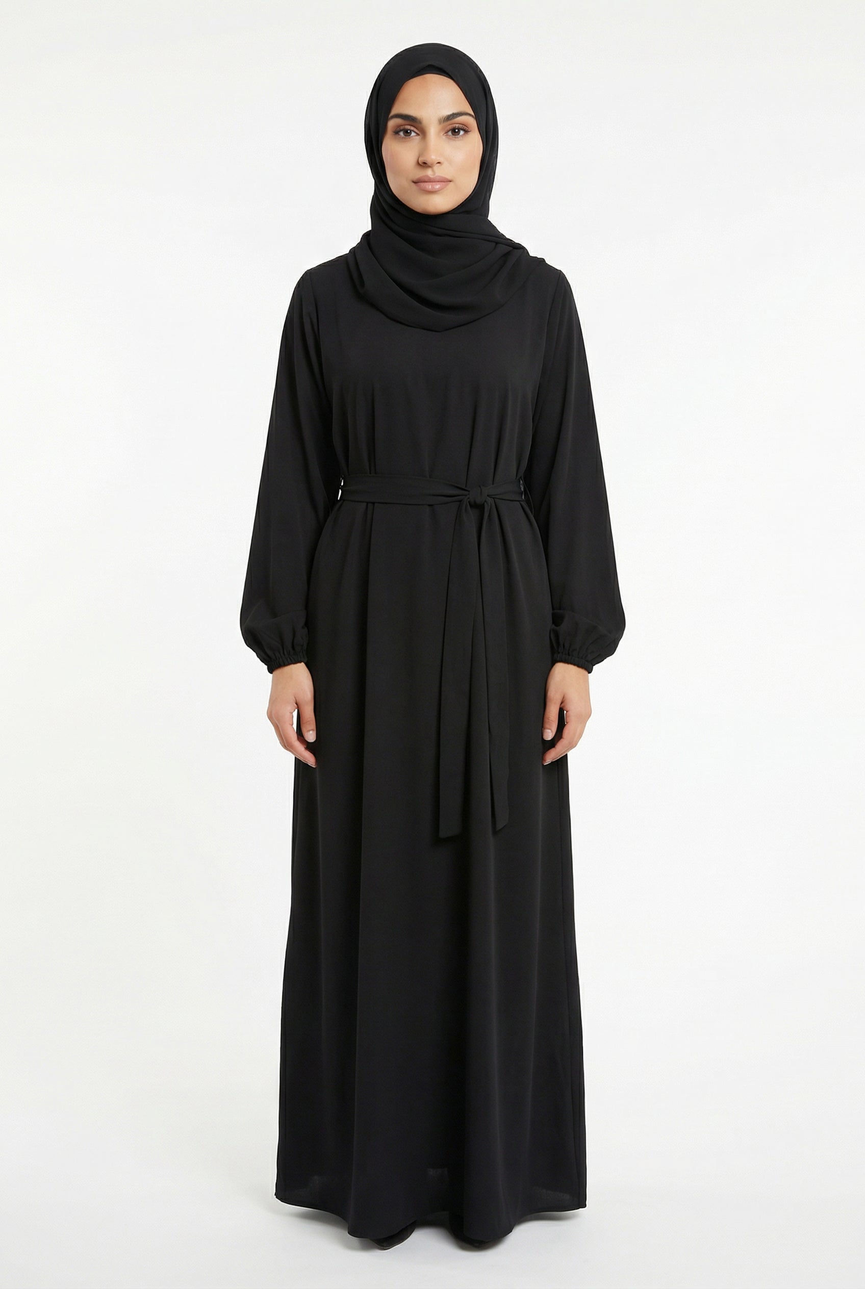 Basic Abaya Black ASL-657 Col 18
